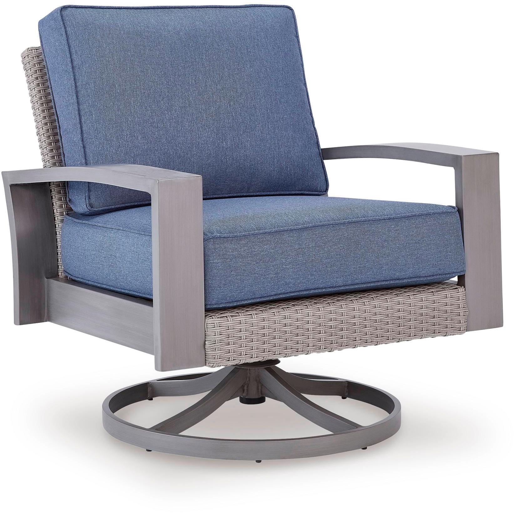 Signature Design by Ashley Half Moon Beach PCP418-821 Swivel Lounge with  Cushion