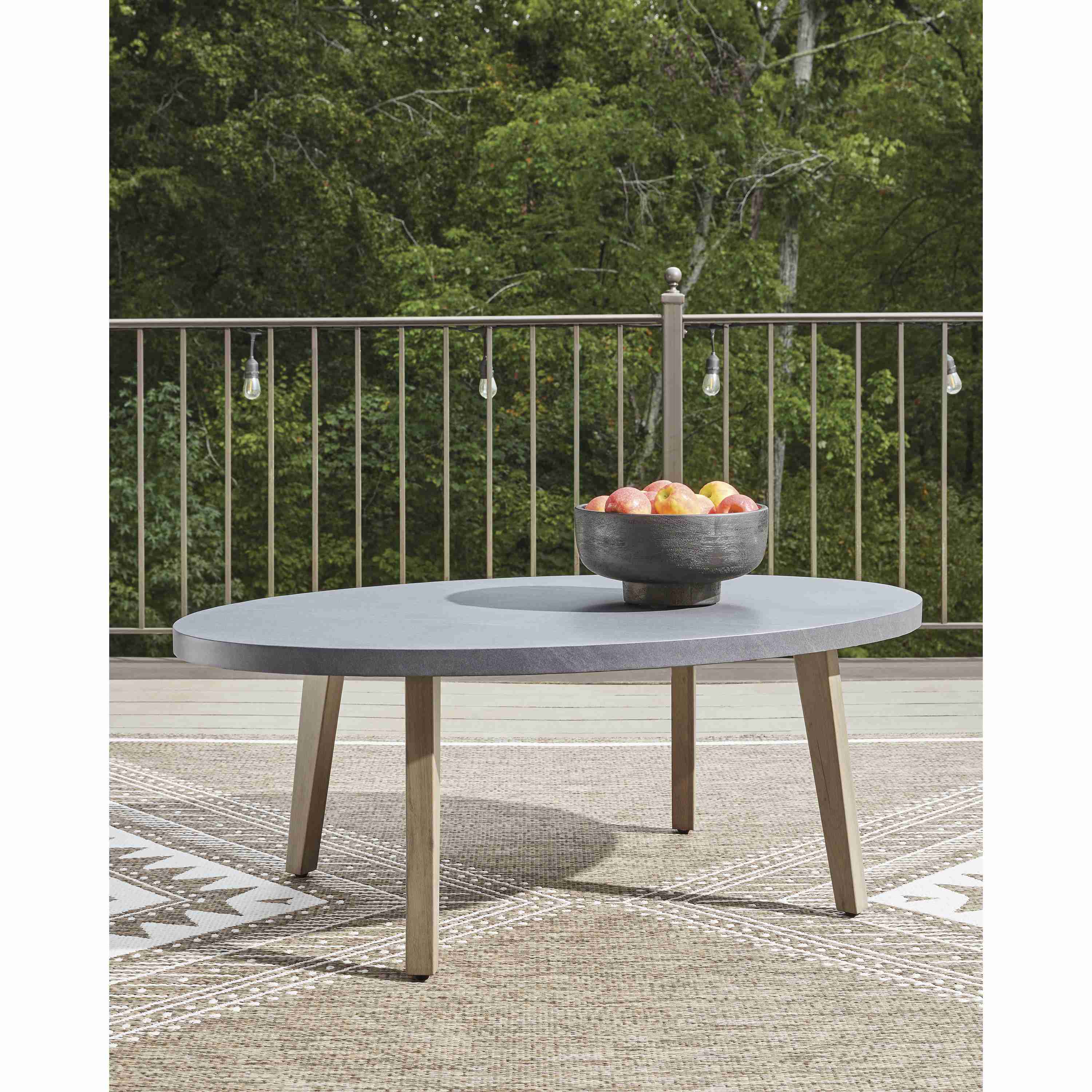 Signature Design by Ashley Harmony Headlands PCP428-701 Oval Cocktail Table - Image 3