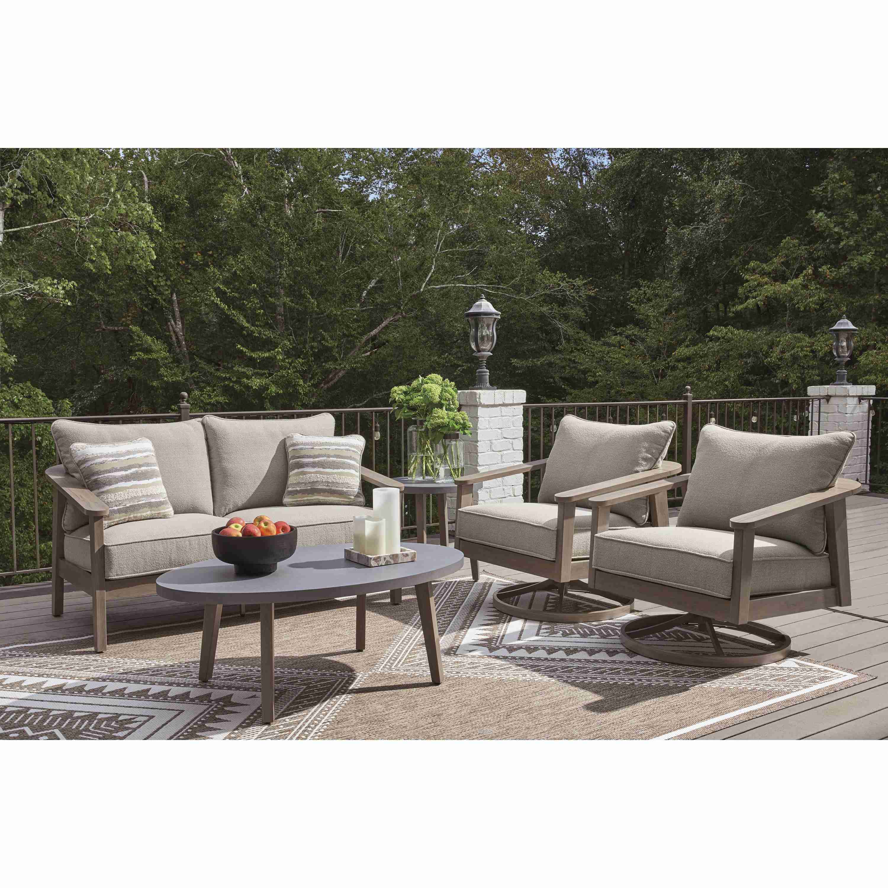 Signature Design by Ashley Harmony Headlands PCP428-706 Round End Table - Image 3