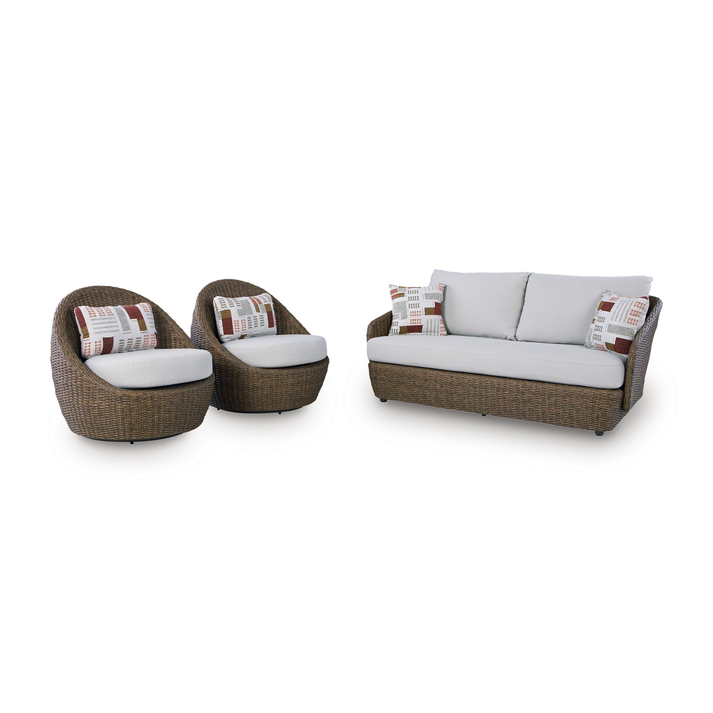 Signature Design by Ashley Double Point PCP503-070 Love/Swivel Chairs Set - Image 1