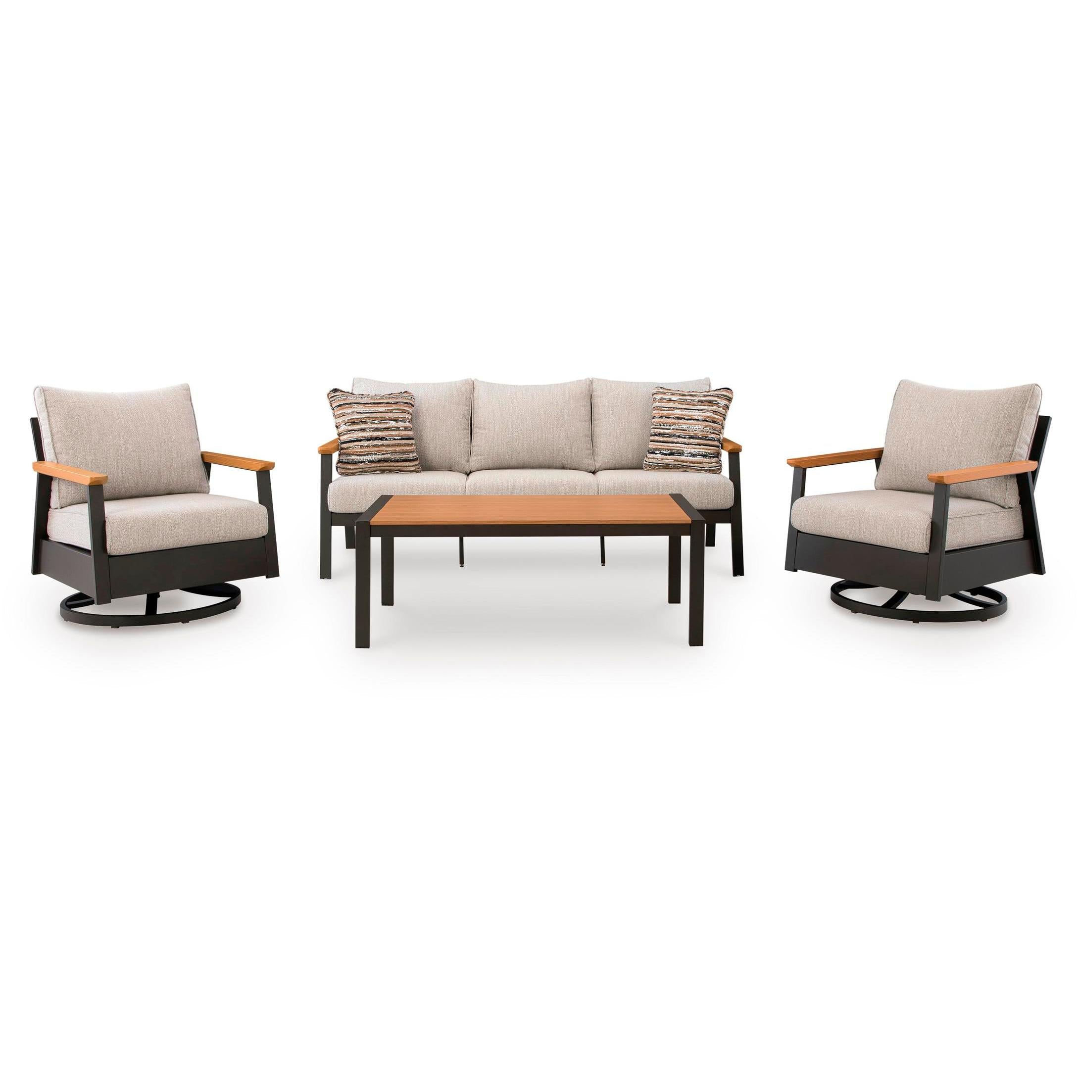 Signature Design by Ashley Carmel Highlands PCP513-081 Sofa/Chairs/Table Set