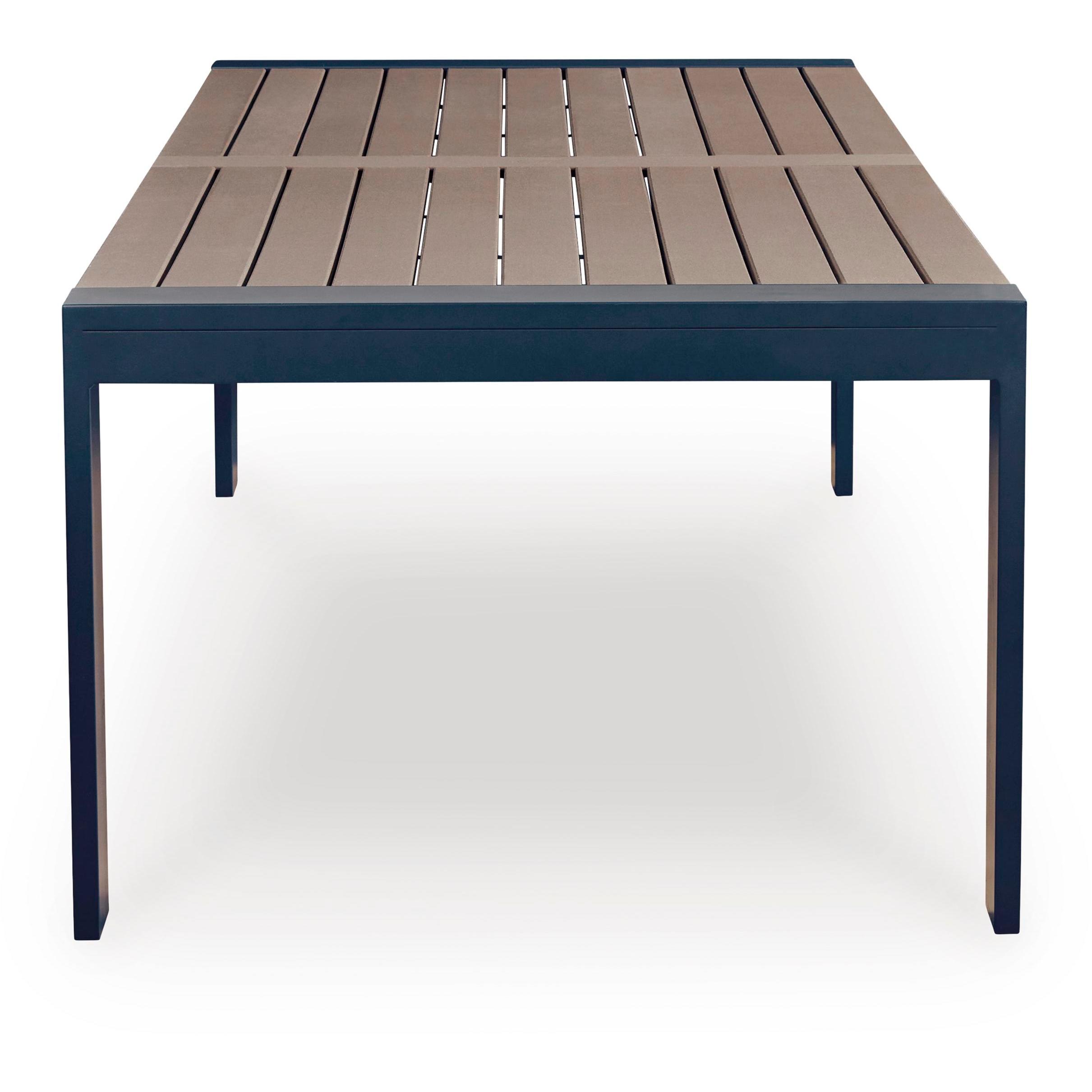 Signature Design by Ashley East Beach PCP587-625 Rectangular Dining Table with Umbrella Option - Image 3