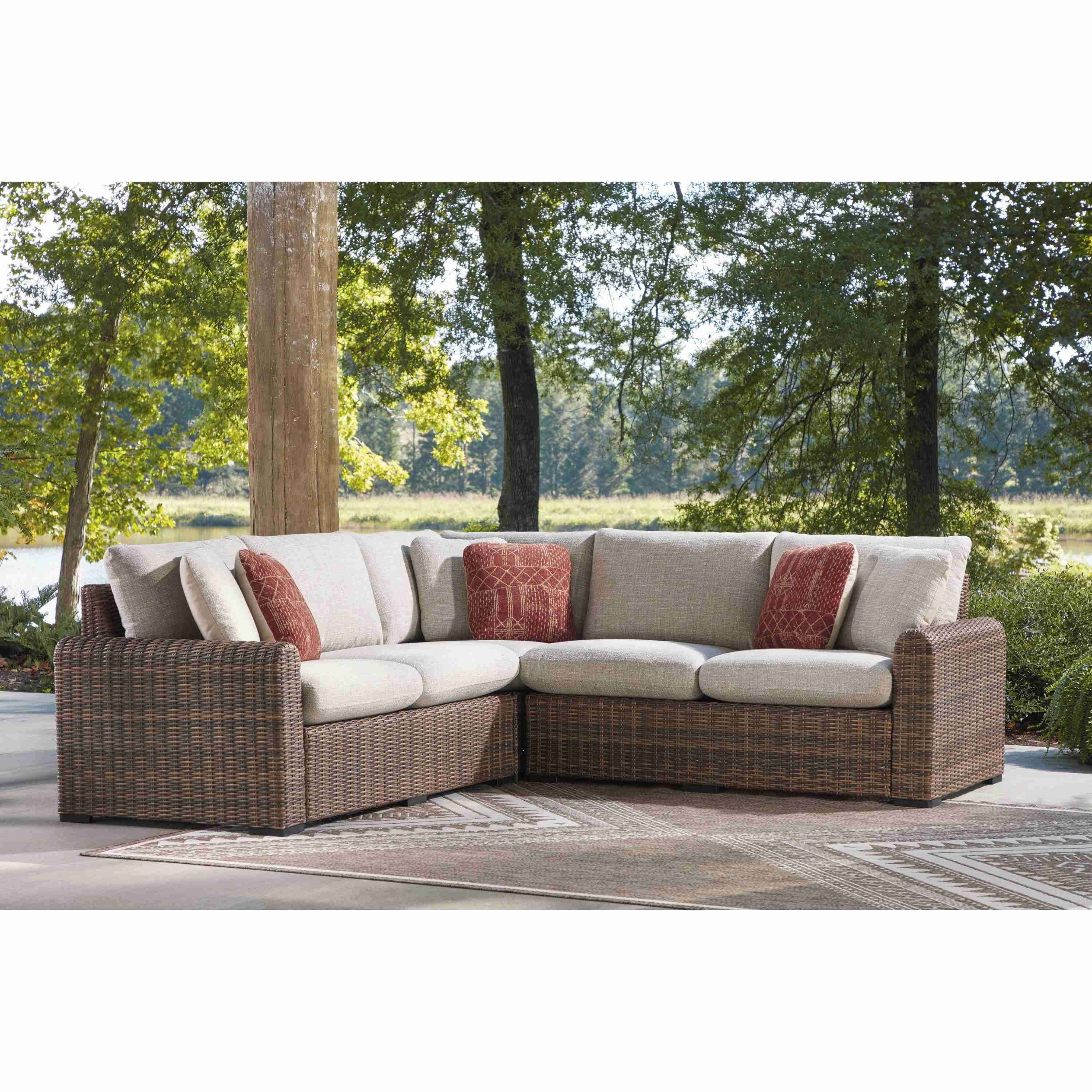 Signature Design by Ashley Dolan Creek PCP610P1 3 pc Outdoor Sectional - Image 2