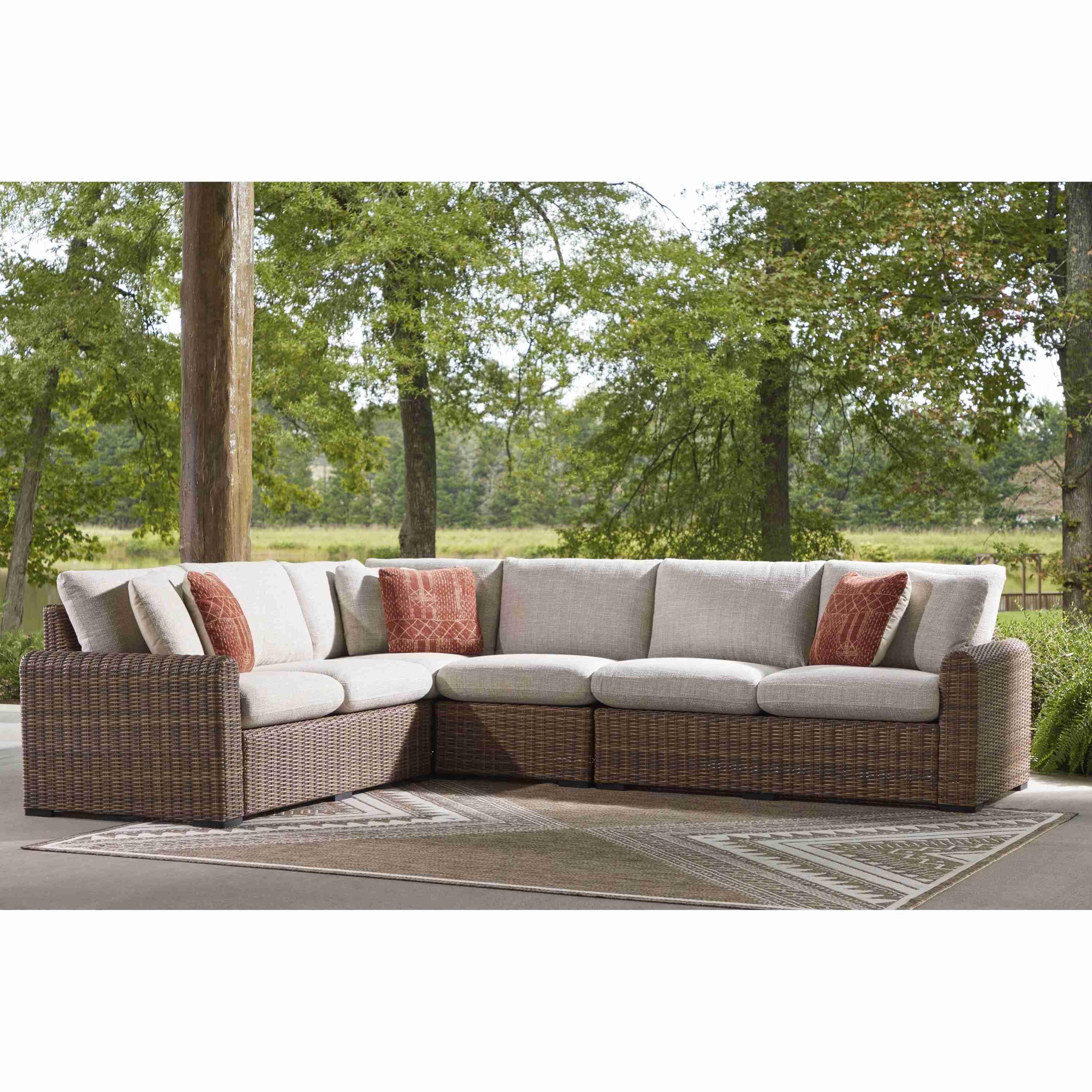 Signature Design by Ashley Dolan Creek PCP610P2 4 pc Outdoor Sectional - Image 2