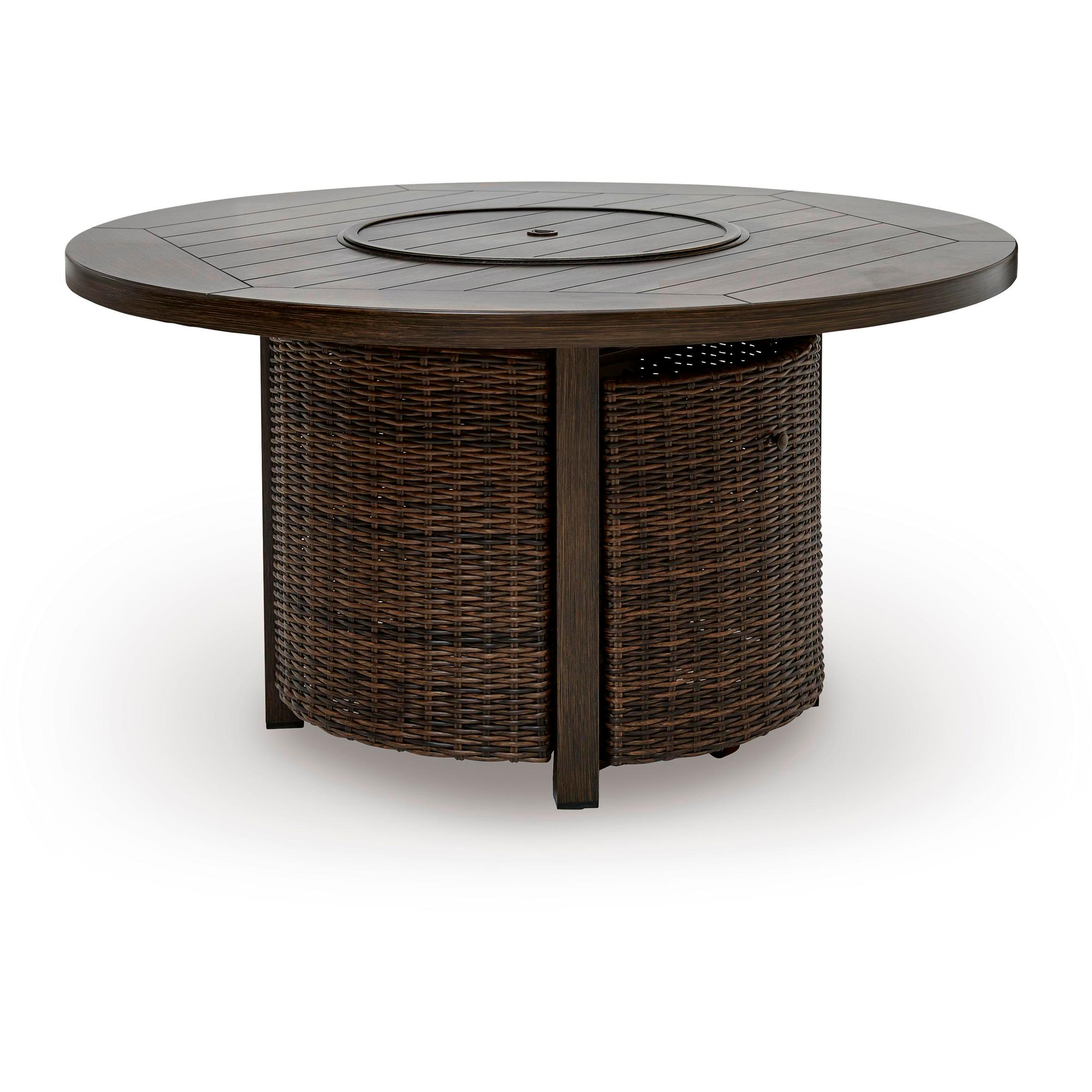 Signature Design by Ashley Monterey Point PCP760-776 Round Fire Pit Table