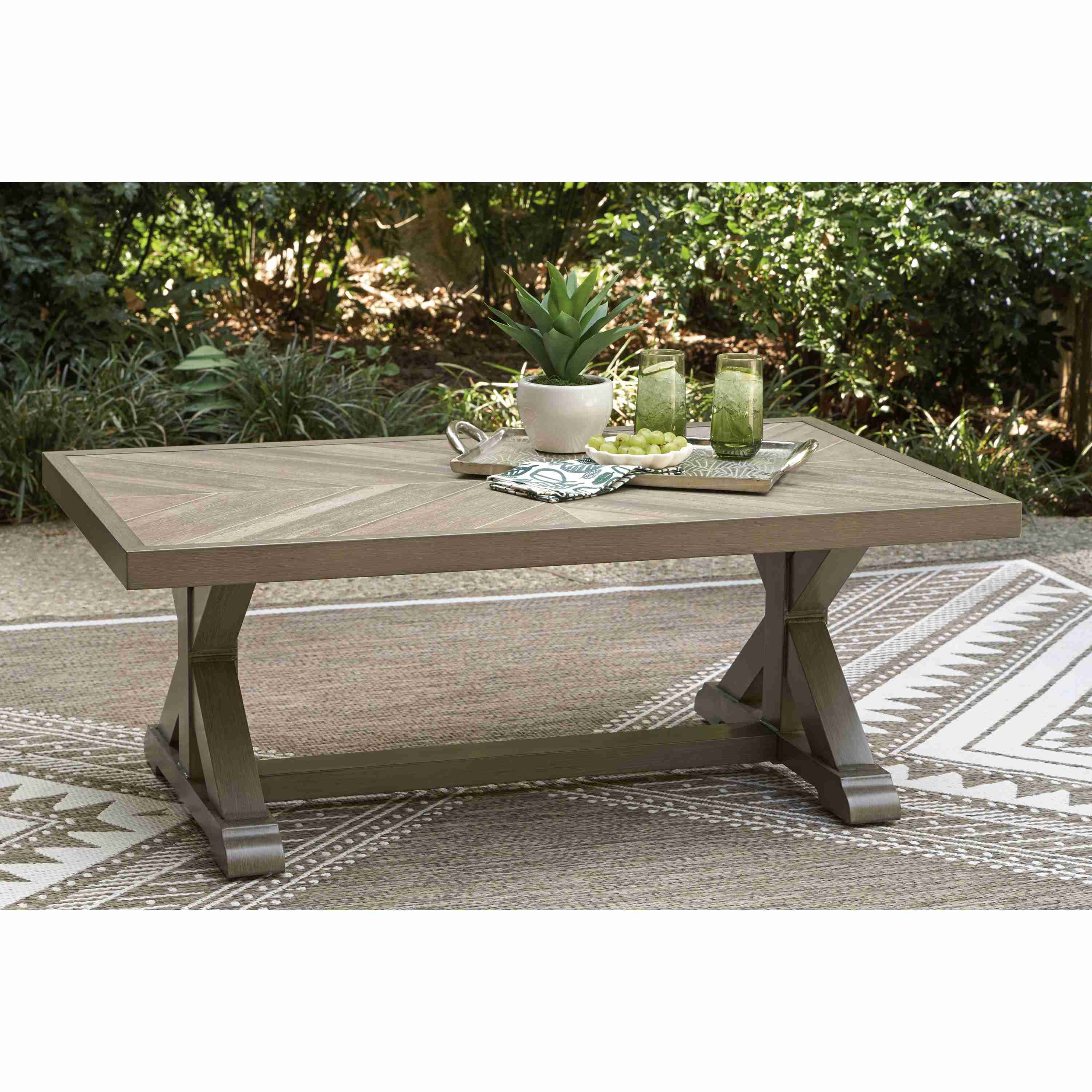 Signature Design by Ashley Laguna Heights PCP790-701 Rectangular Cocktail Table - Image 3