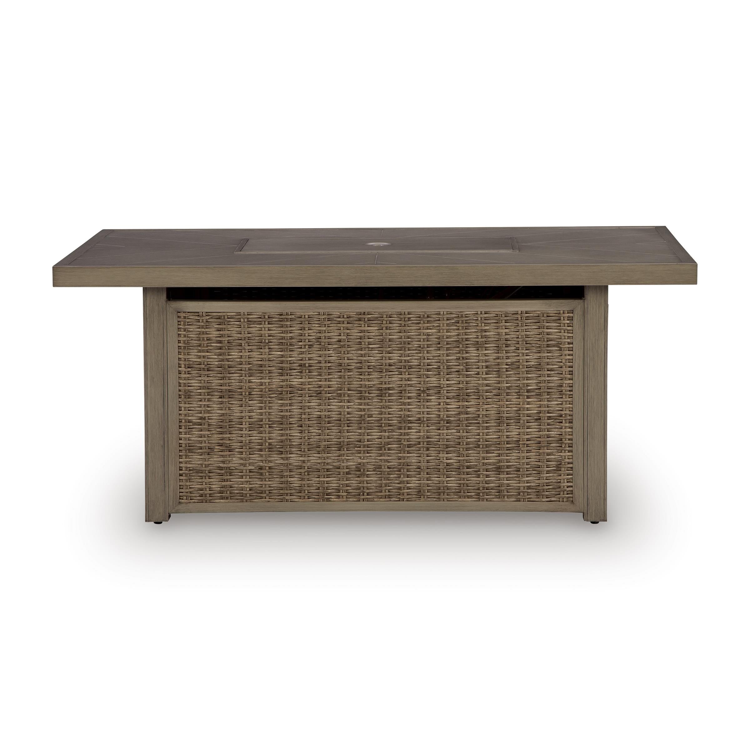 Signature Design by Ashley Laguna Heights PCP790-773 Rectangular Fire Pit Table - Image 3