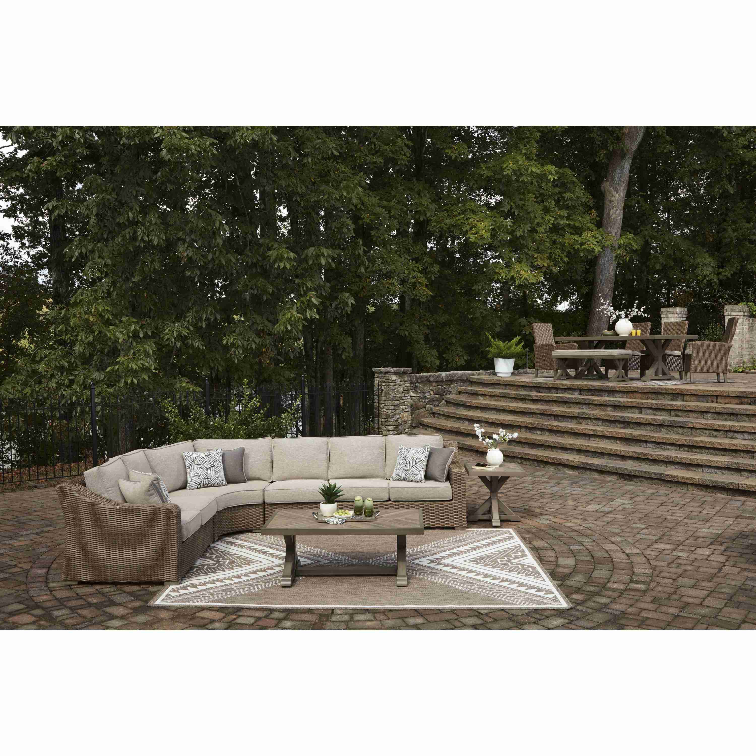 Signature Design by Ashley Laguna Heights PCP790P2 4 pc Outdoor Sectional - Image 3