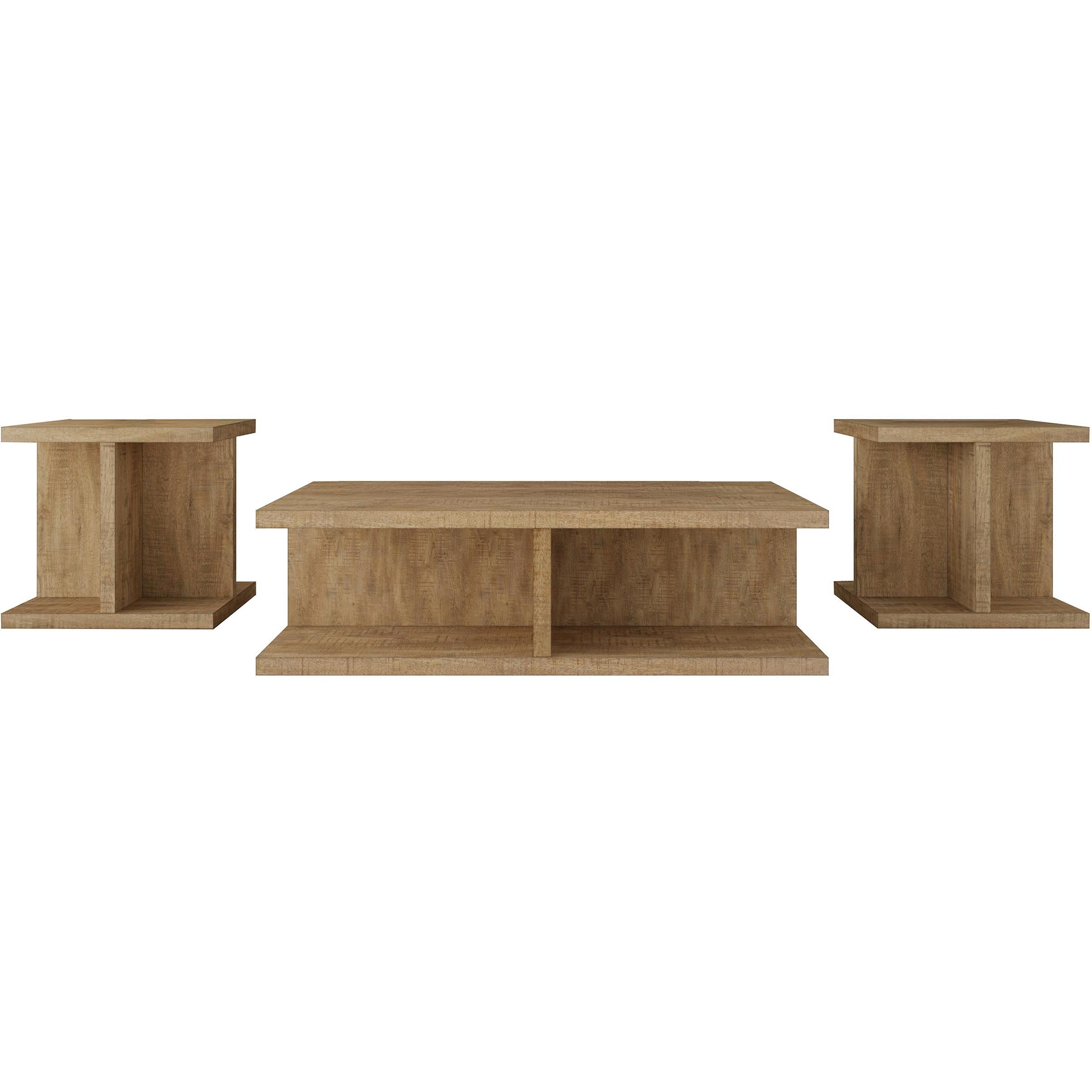 Coaster Furniture Cortona 706178-S3 3-piece Coffee and End Table Set - Mango - Image 1