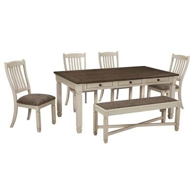 Signature Design by Ashley Bolanburg D647D2 6 pc Dining Set - Image 2