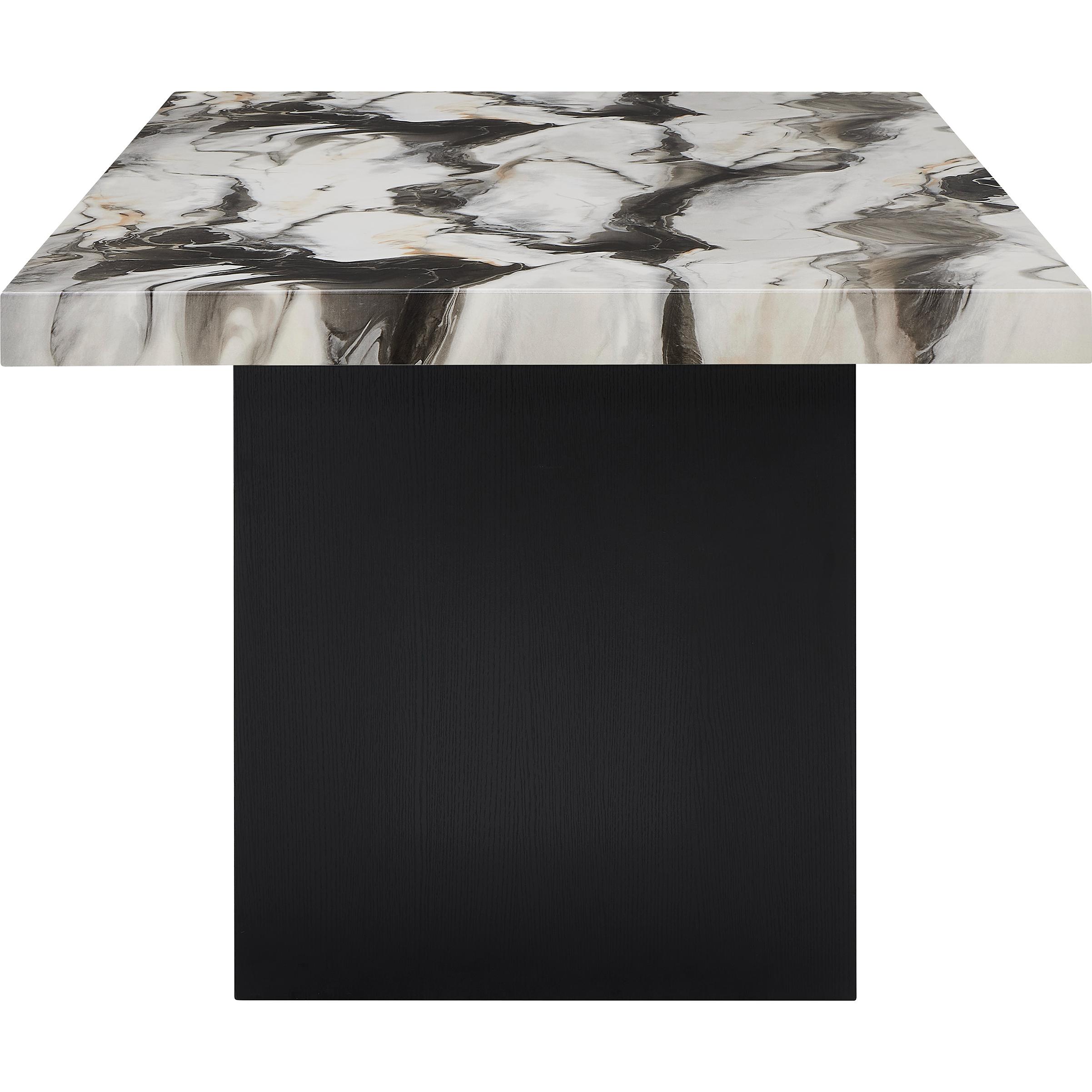 Crown Mark Vega 1420T-3972 Faux Marble Dining Table - Image 2