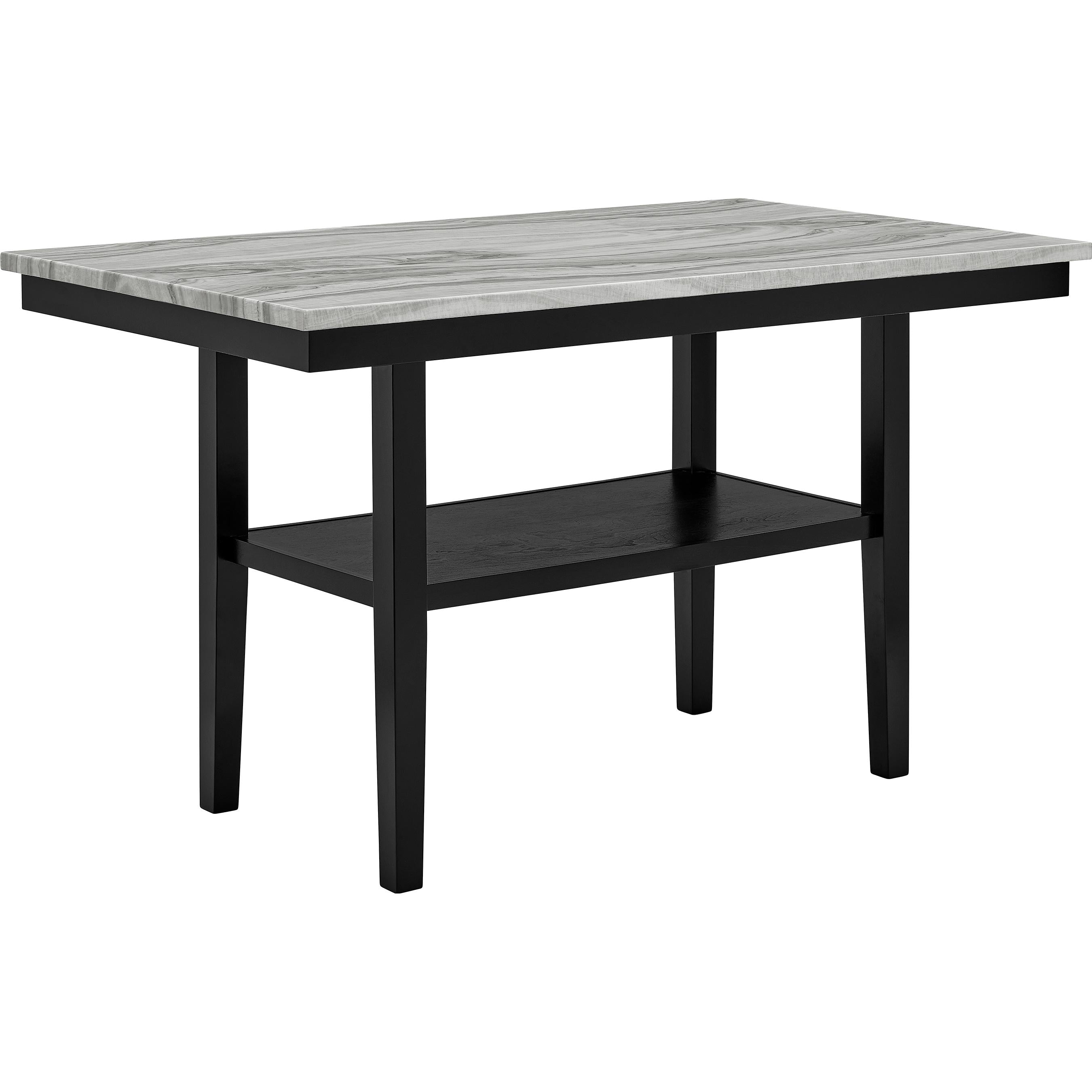 Crown Mark Marbel 1718SET 5 pc Dinette with Faux Marble Top - Image 2
