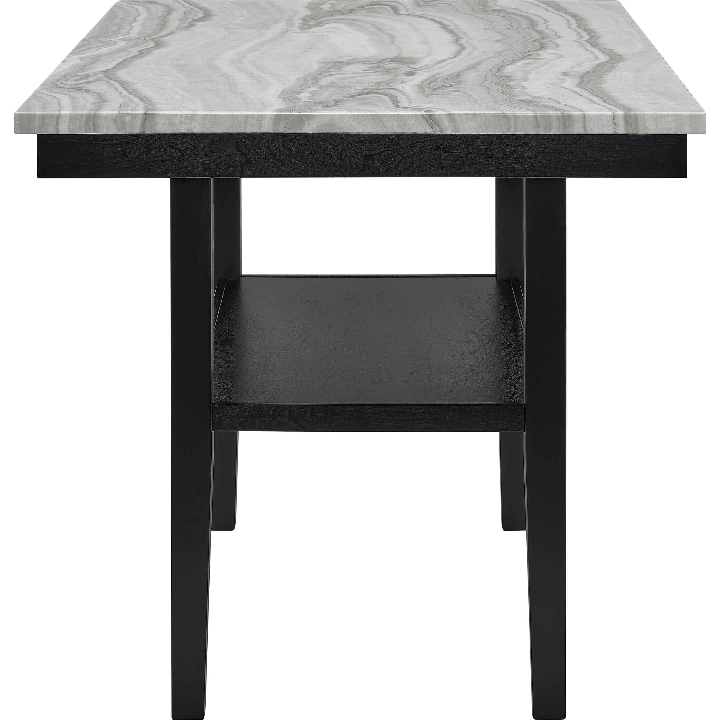 Crown Mark Marbel 1718SET 5 pc Dinette with Faux Marble Top - Image 3