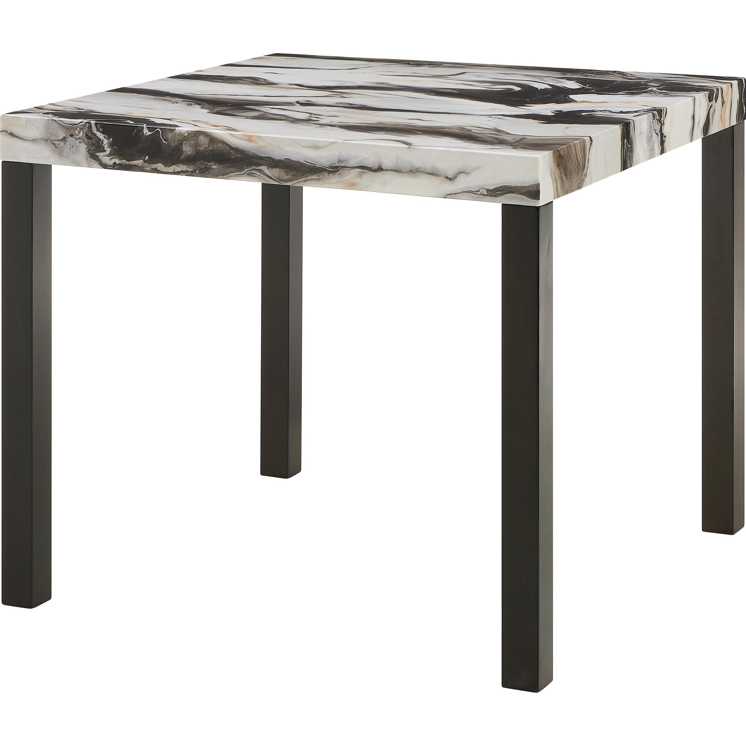 Crown Mark Vega 1720T-4545 Faux Marble Counter Height Dining Table - Image 1