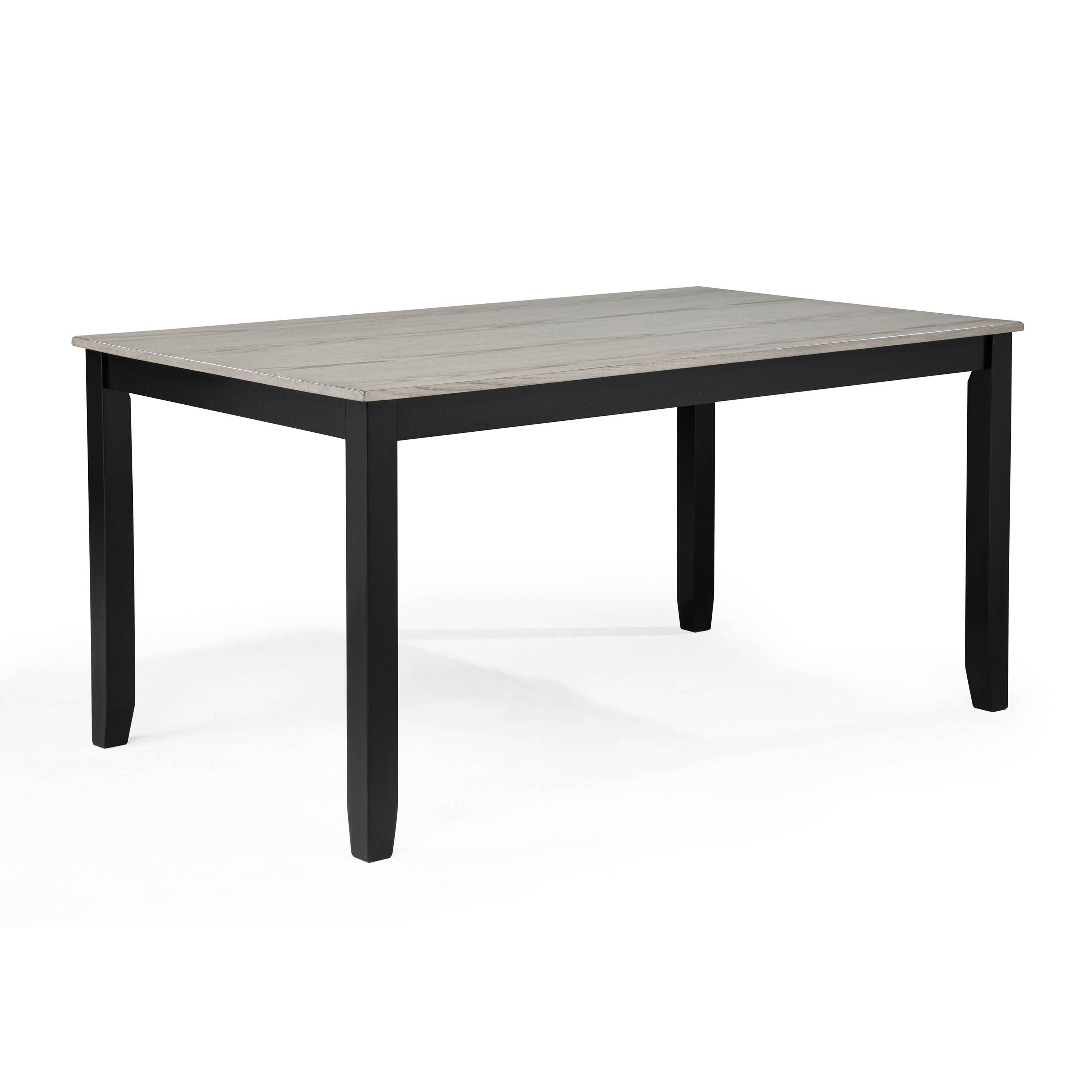 Crown Mark Lester 2231SET-LG 6 pc Dinette - Light Grey - Image 2