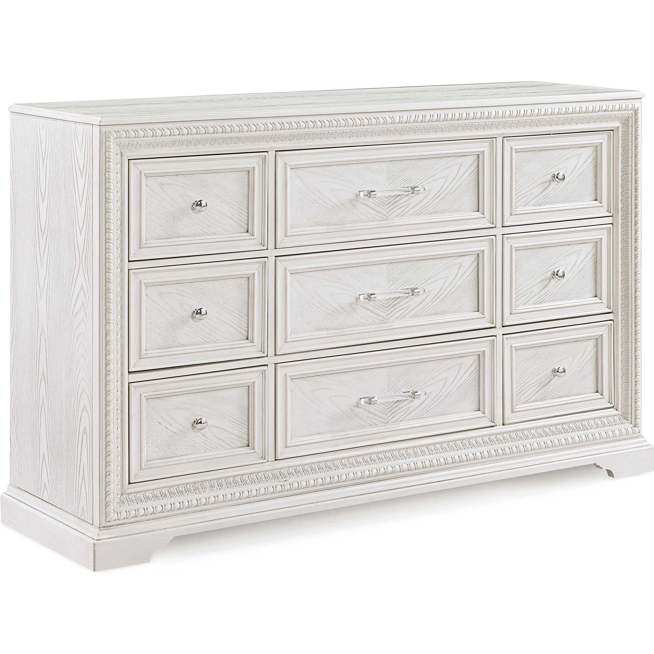 Crown Mark Alexandria B1650N-1 Dresser - Antique White - Image 1