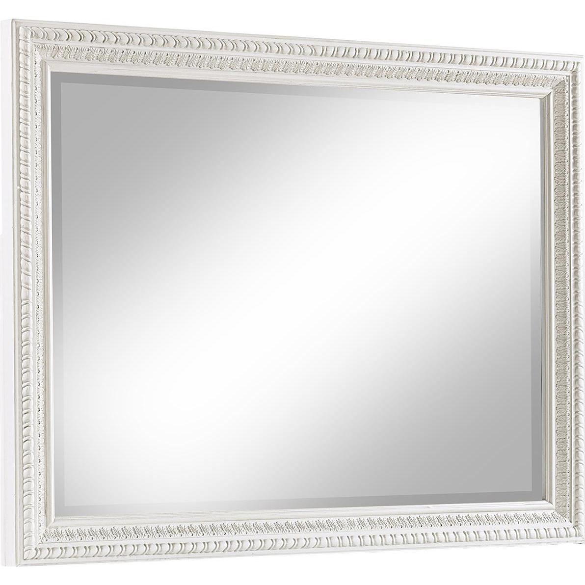 Crown Mark Alexandria B1650N-11 Dresser Mirror - Antique White - Image 1