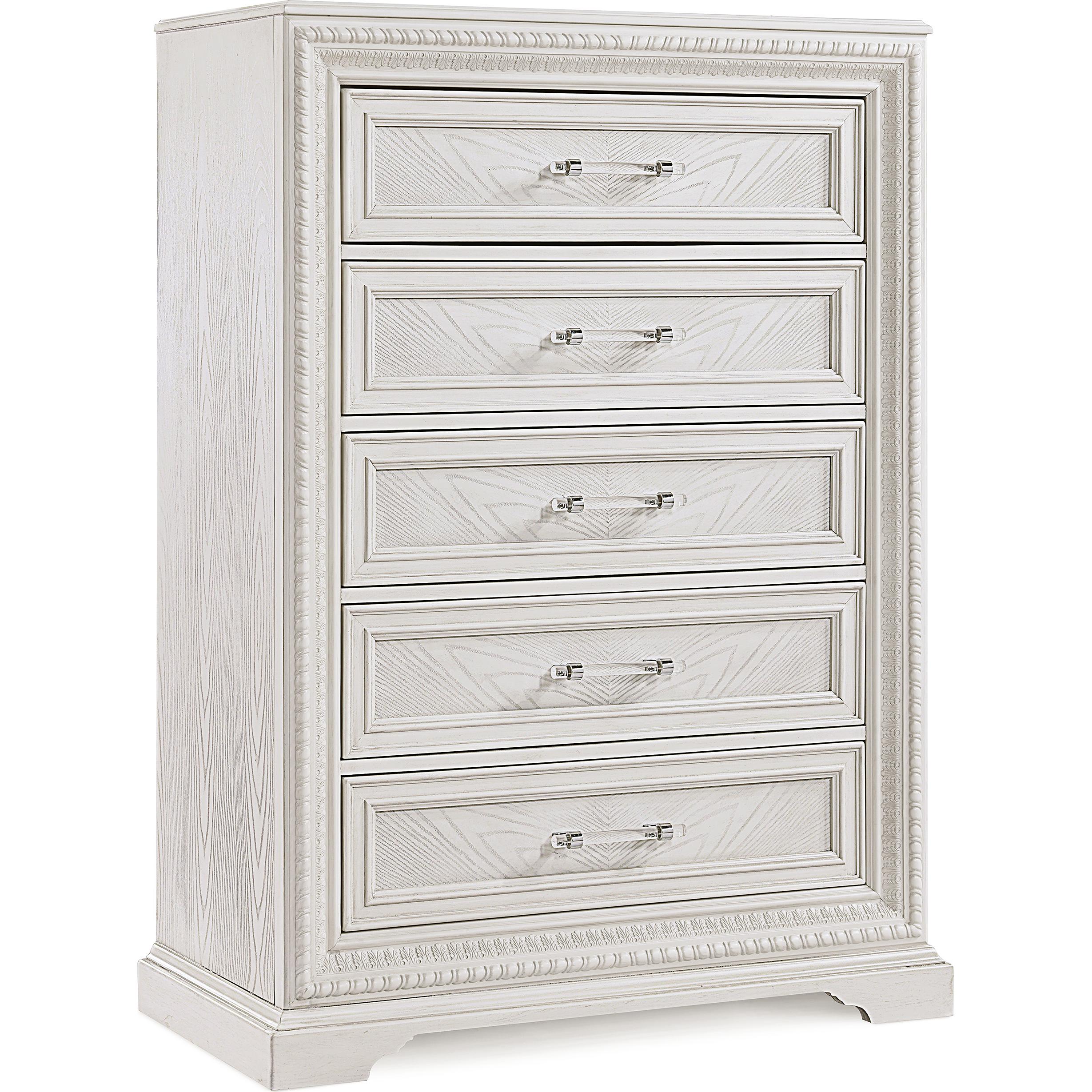 Crown Mark Alexandria B1650N-4 Chest - Antique White - Image 1
