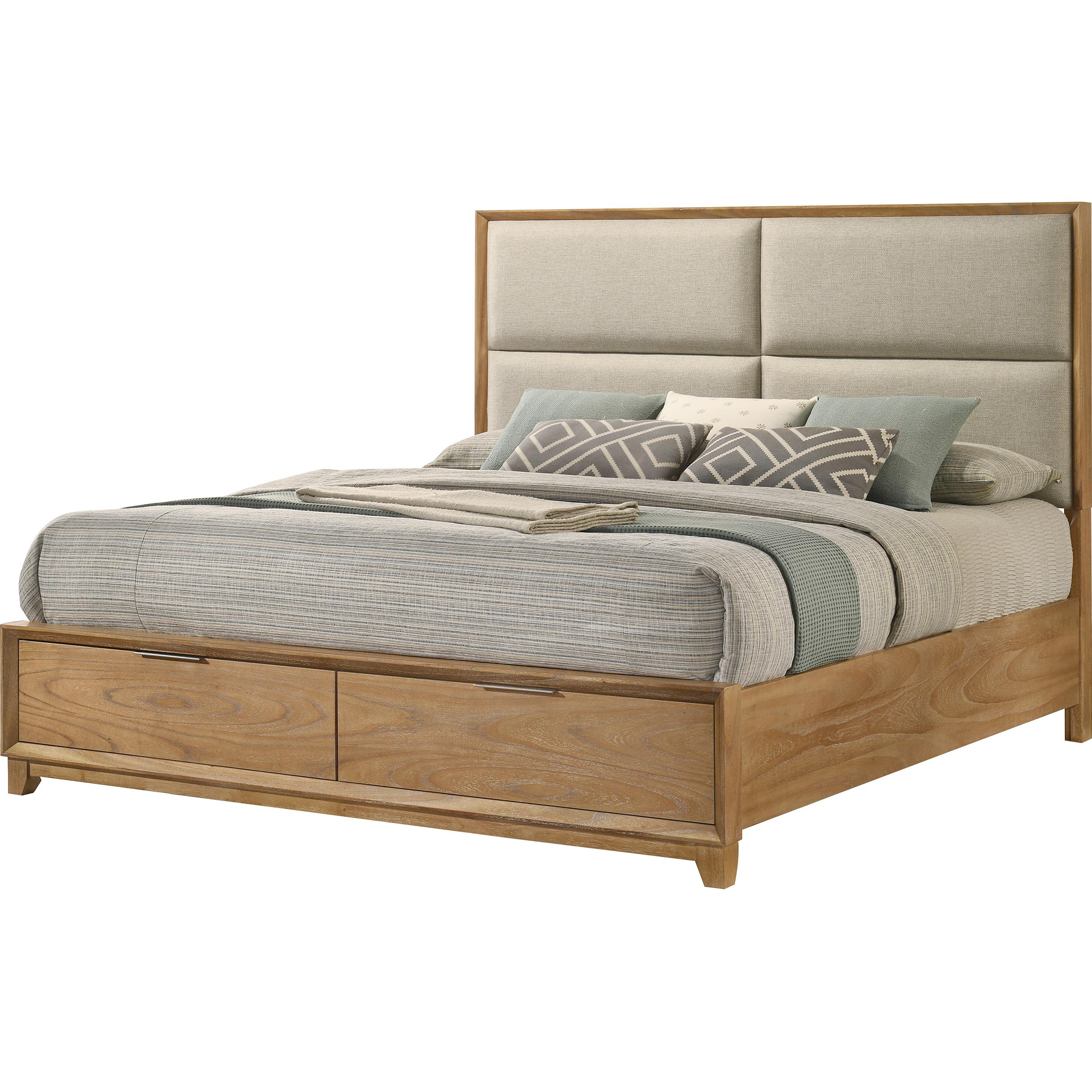 Crown Mark Florian B6572-Q Queen Platform Bed with Storage - Image 1