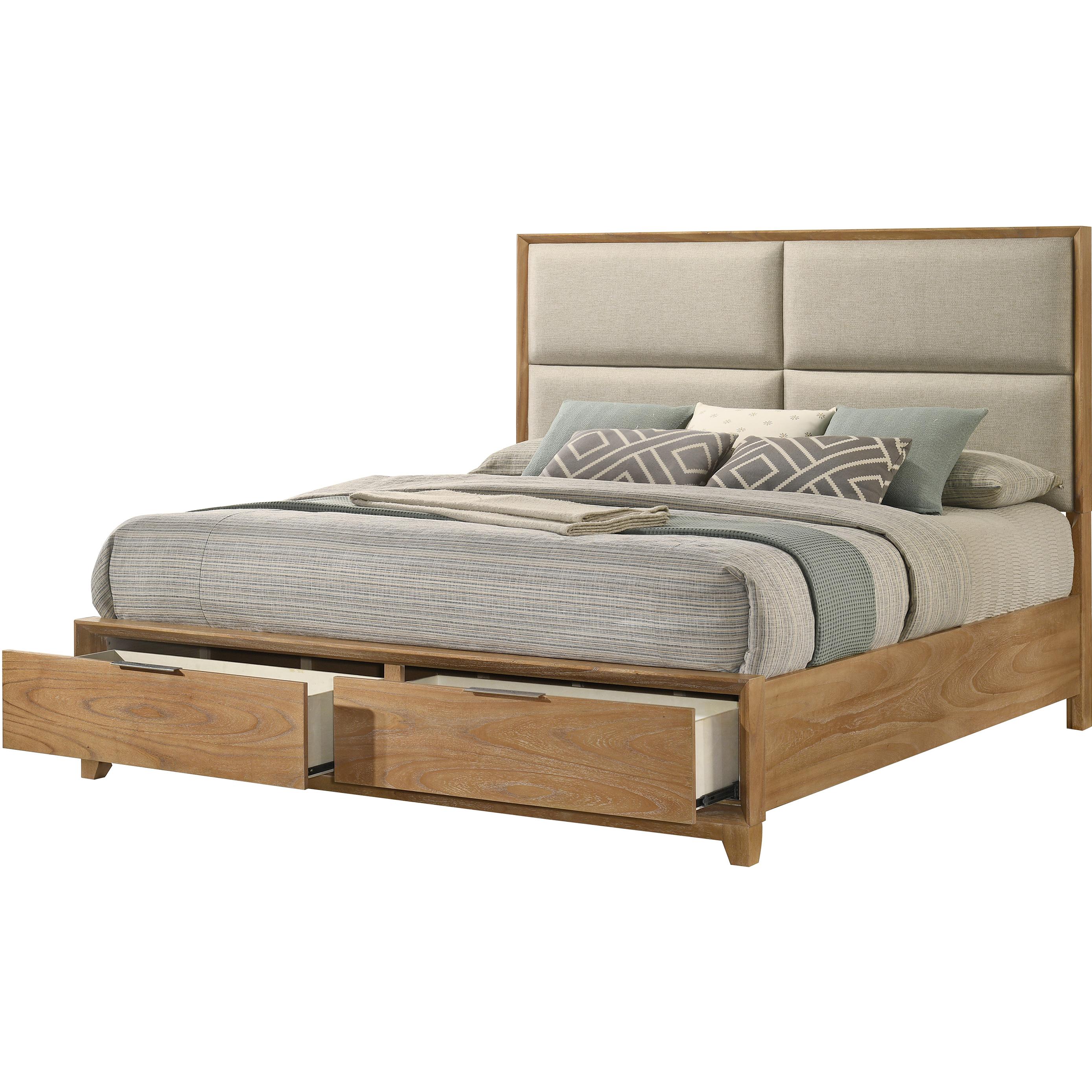 Crown Mark Florian B6572-Q Queen Platform Bed with Storage - Image 2