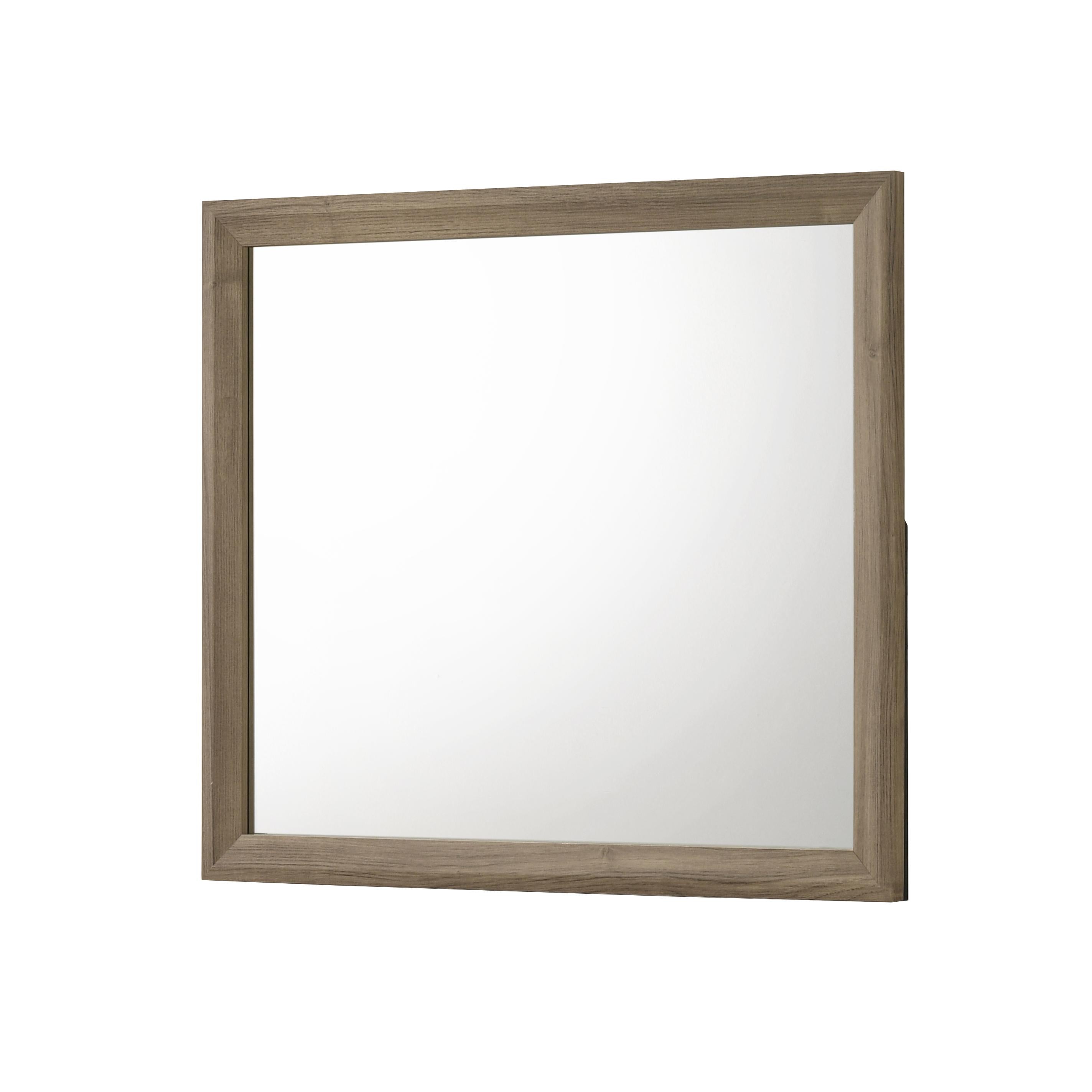 Crown Mark Valor B9332-11 Dresser Mirror - Light Brown - Image 1