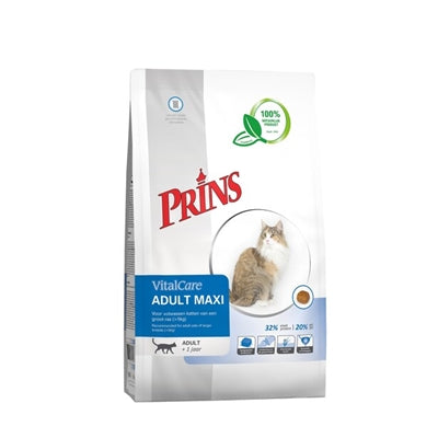 Prins Cat VitalCare Adult Maxi – Complete food for large cat breeds – 4 kg & 10 kg - Image 1
