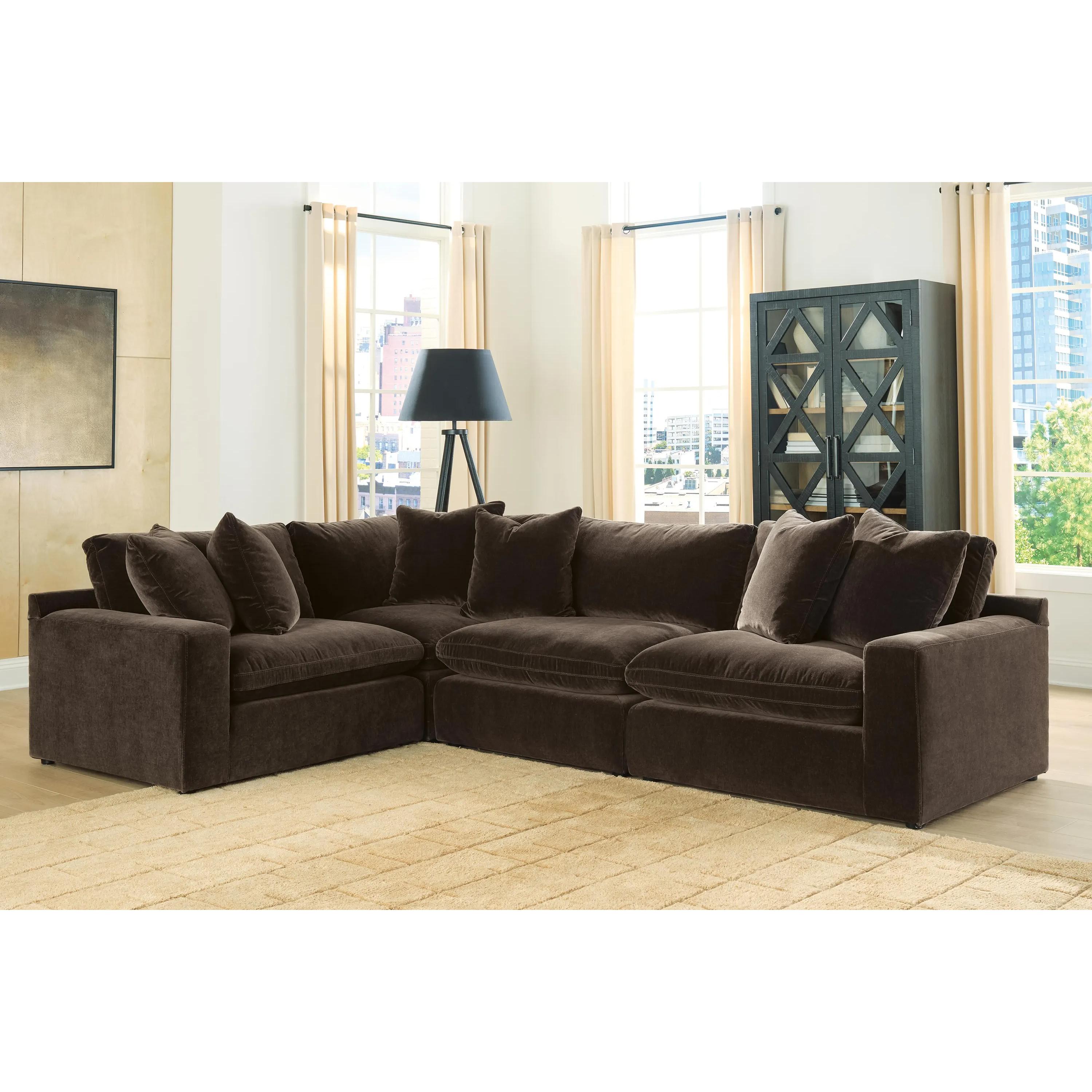 Benchcraft Maxton Heights Fabric 4 pc Sectional 6780746/6780764/6780765/6780777 - Image 2