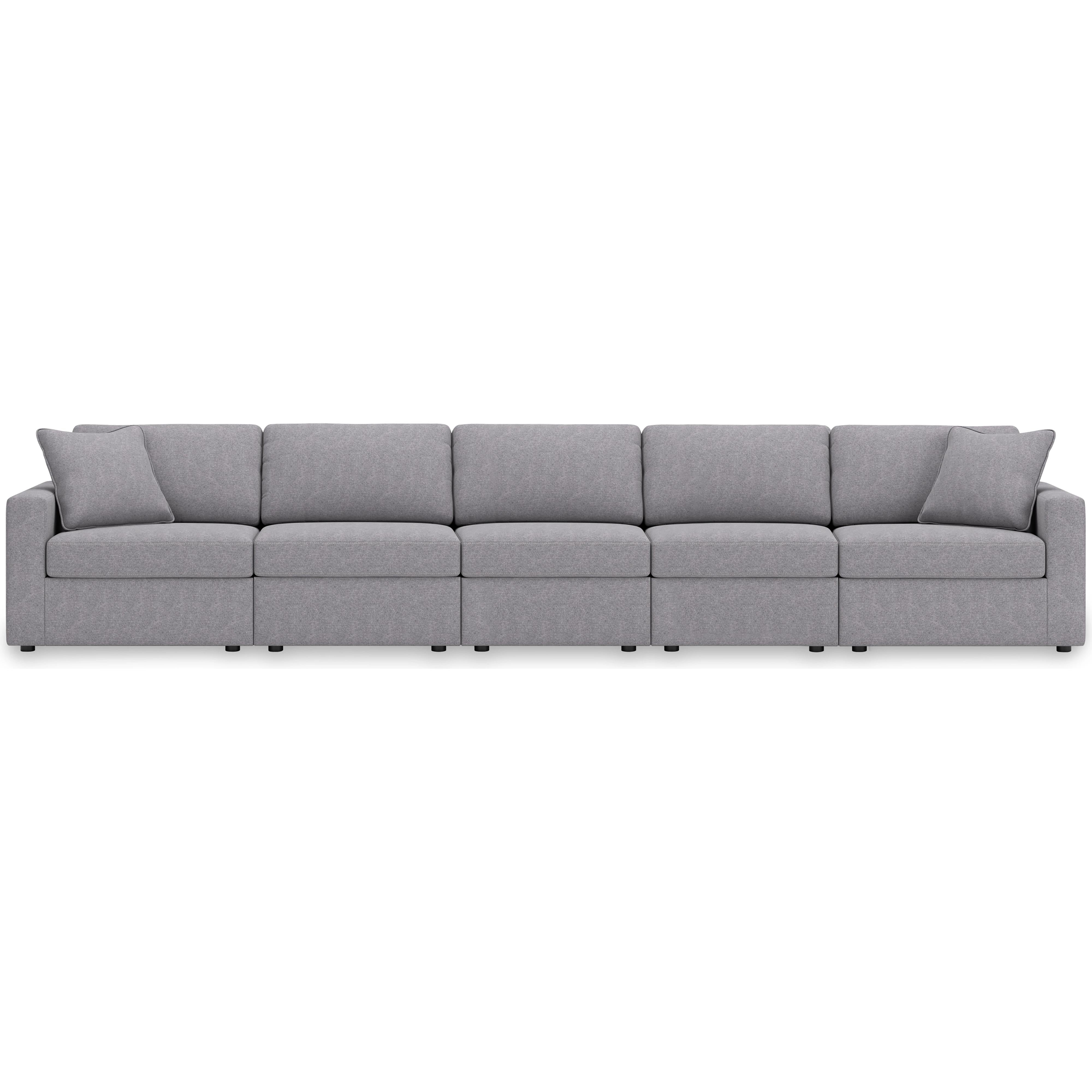 Signature Design by Ashley Modmax Fabric 5 pc Sectional 9210464/9210446/9210446/9210446/9210465 - Image 1