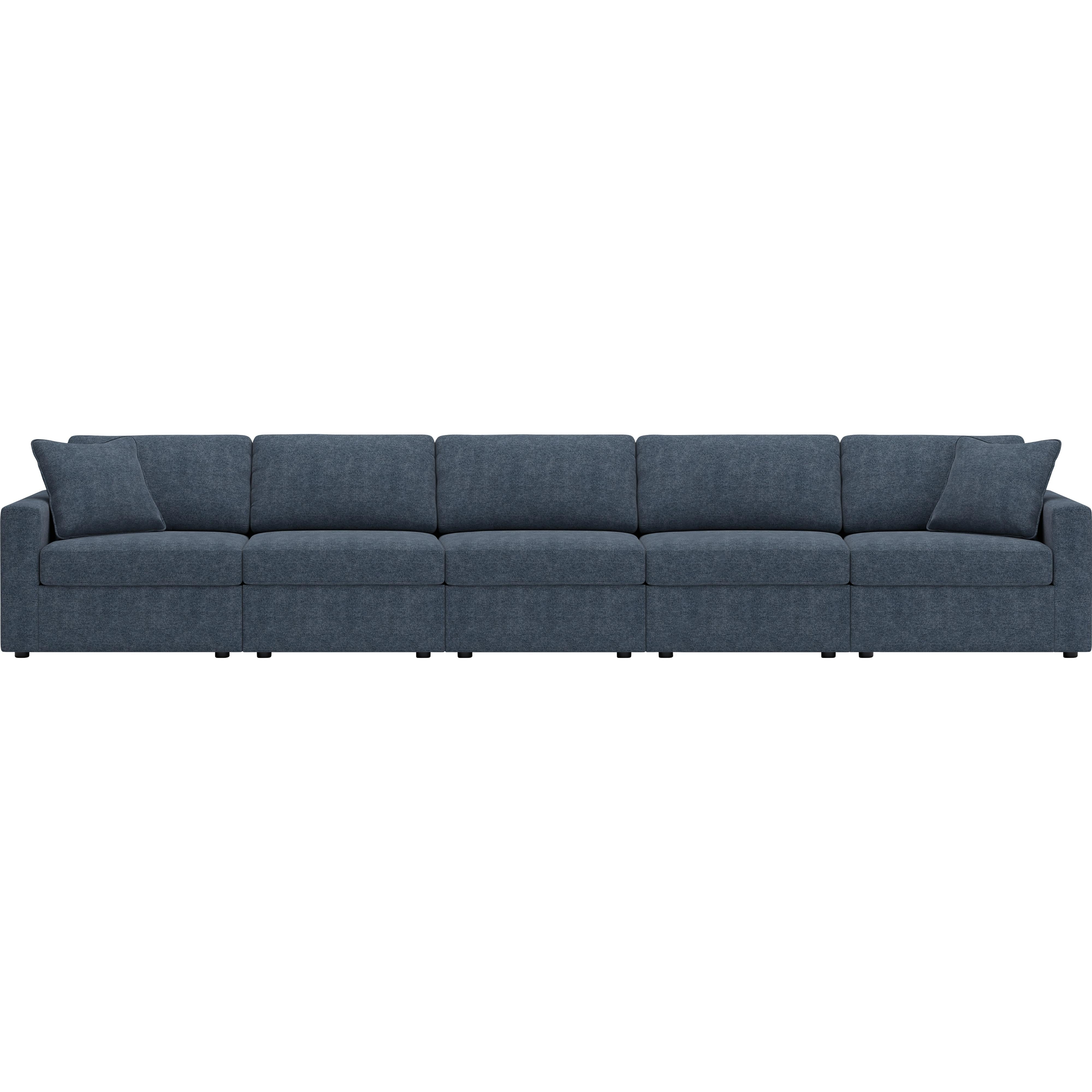 Signature Design by Ashley Modmax Fabric 5 pc Sectional 9212164/9212146/9212146/9212146/9212165 - Image 1