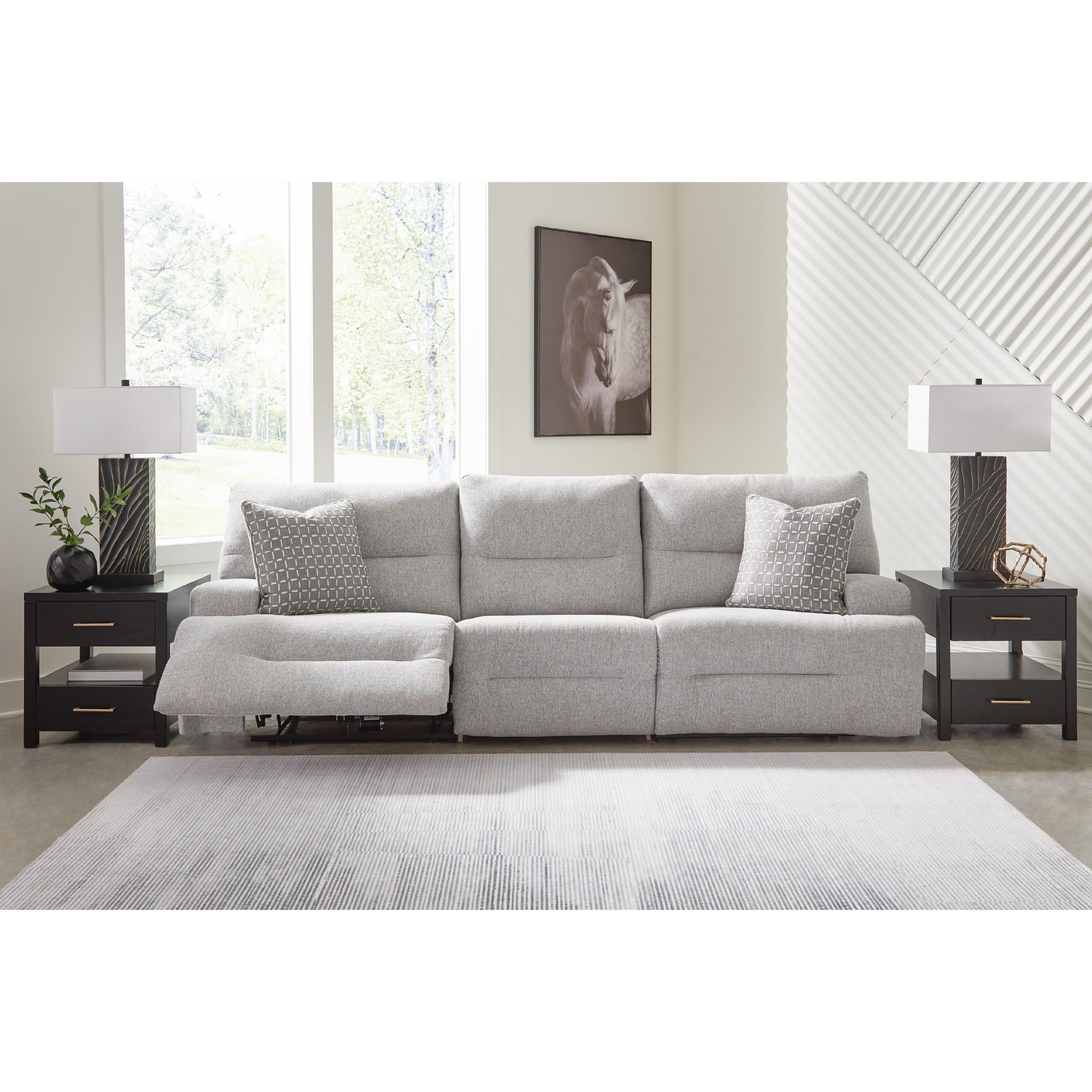 Signature Design by Ashley Acklen Place Power Reclining Fabric Sofa 9360531/9360558/9360562 - Image 2