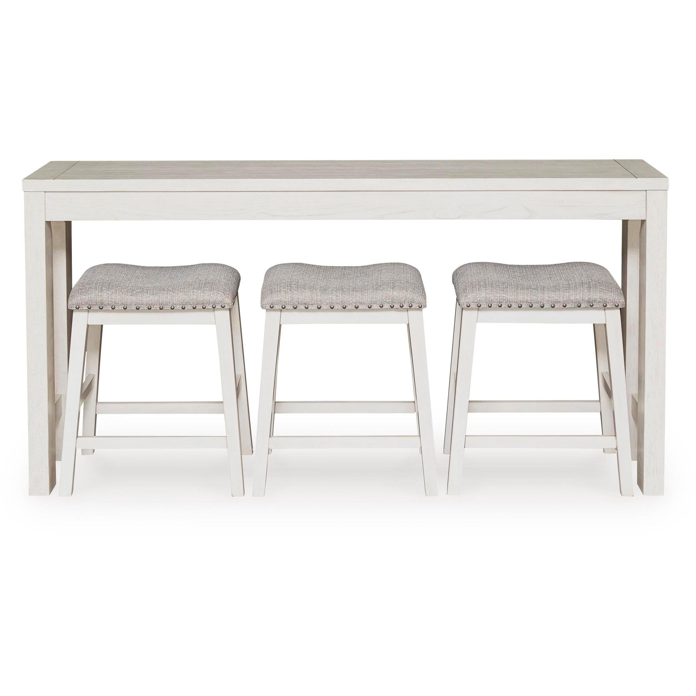Signature Design by Ashley Robbinsdale 4 pc Counter Height Dinette D642-113 - Image 2