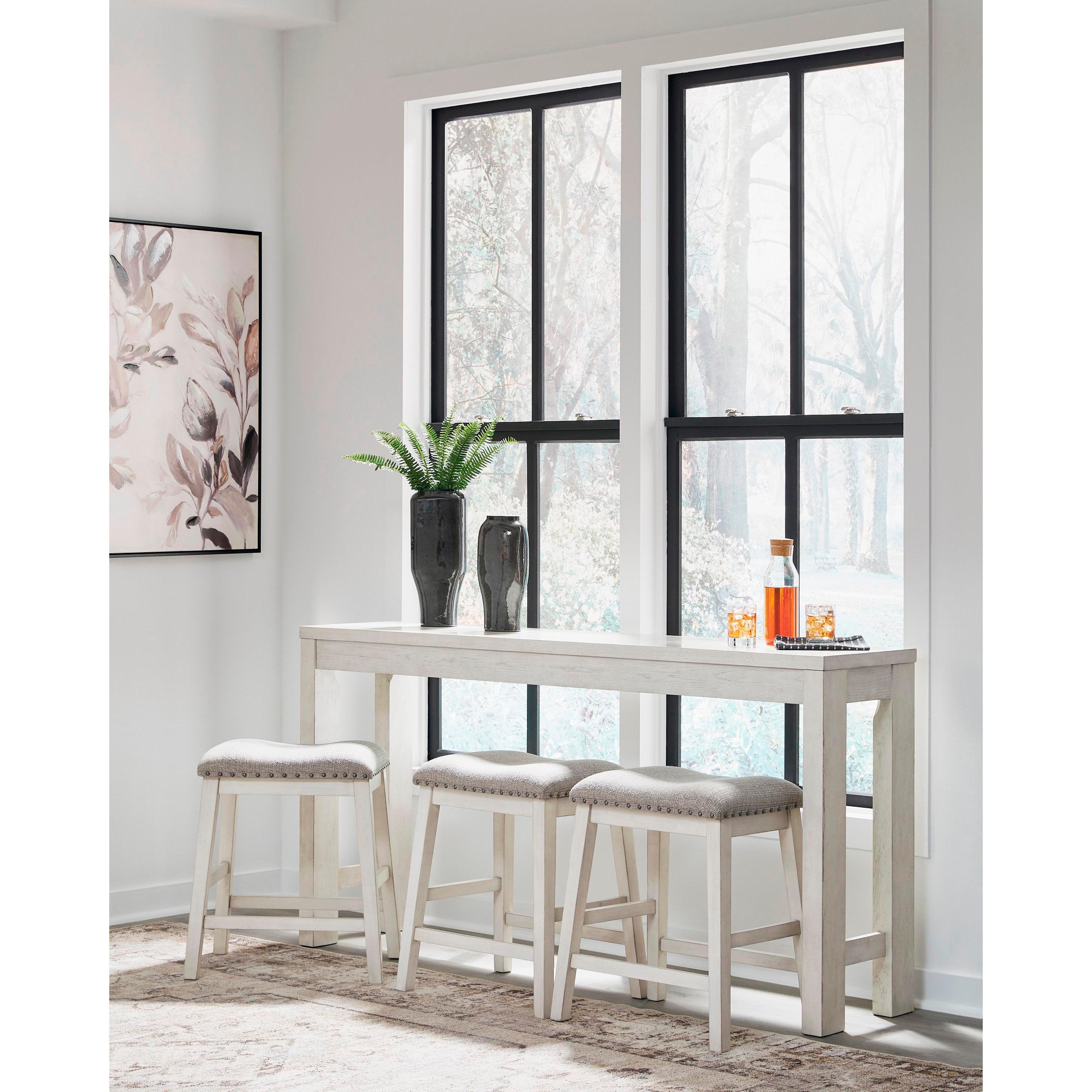 Signature Design by Ashley Robbinsdale 4 pc Counter Height Dinette D642-113 - Image 3