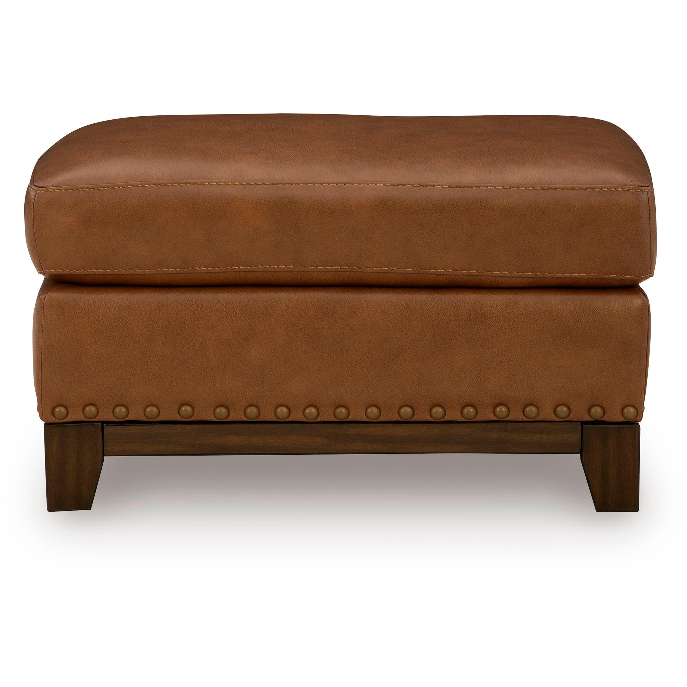 Signature Design by Ashley Saonara Leather Match Ottoman PC7310914 - Image 2