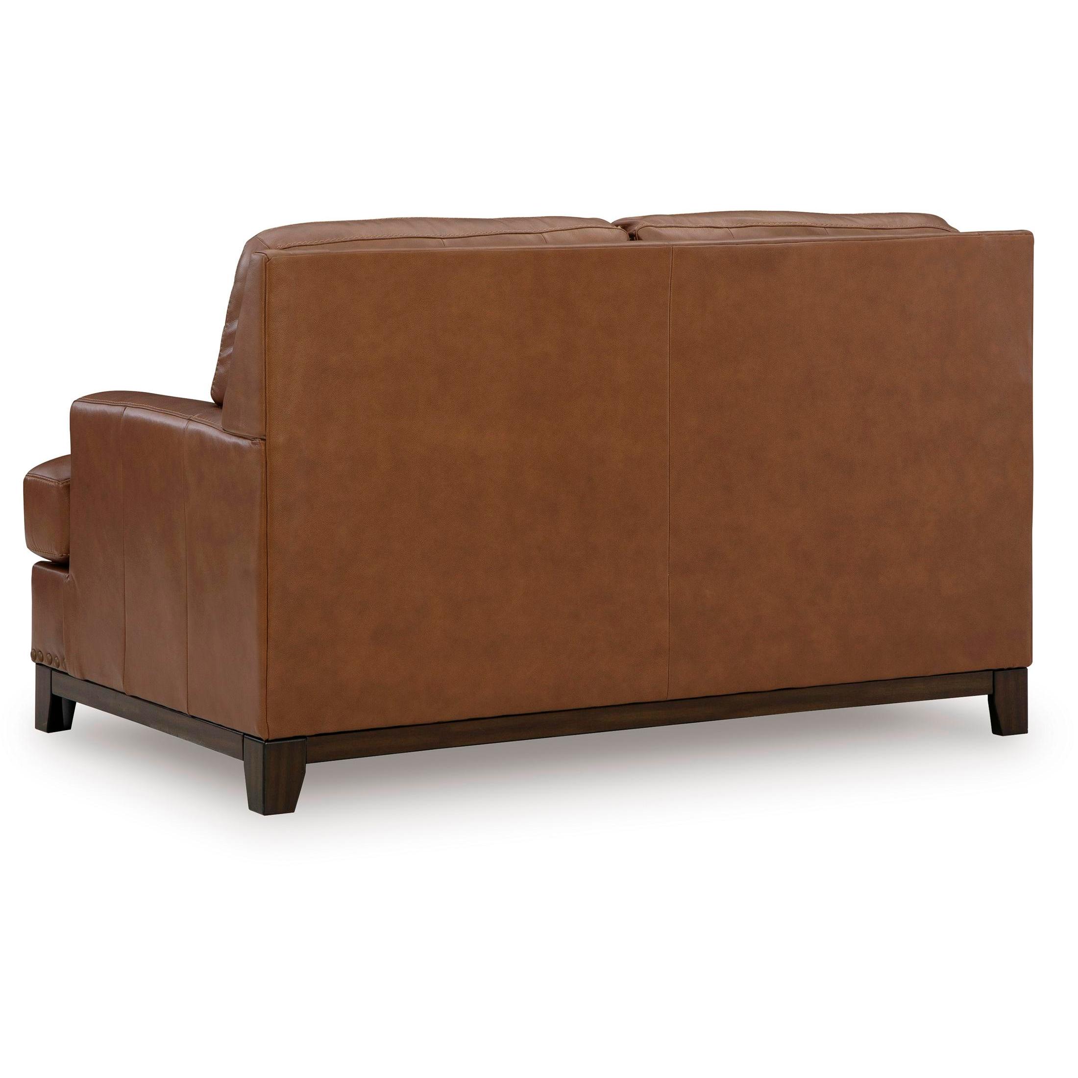 Signature Design by Ashley Saonara Stationary Leather Match Loveseat PC7310935 - Image 3