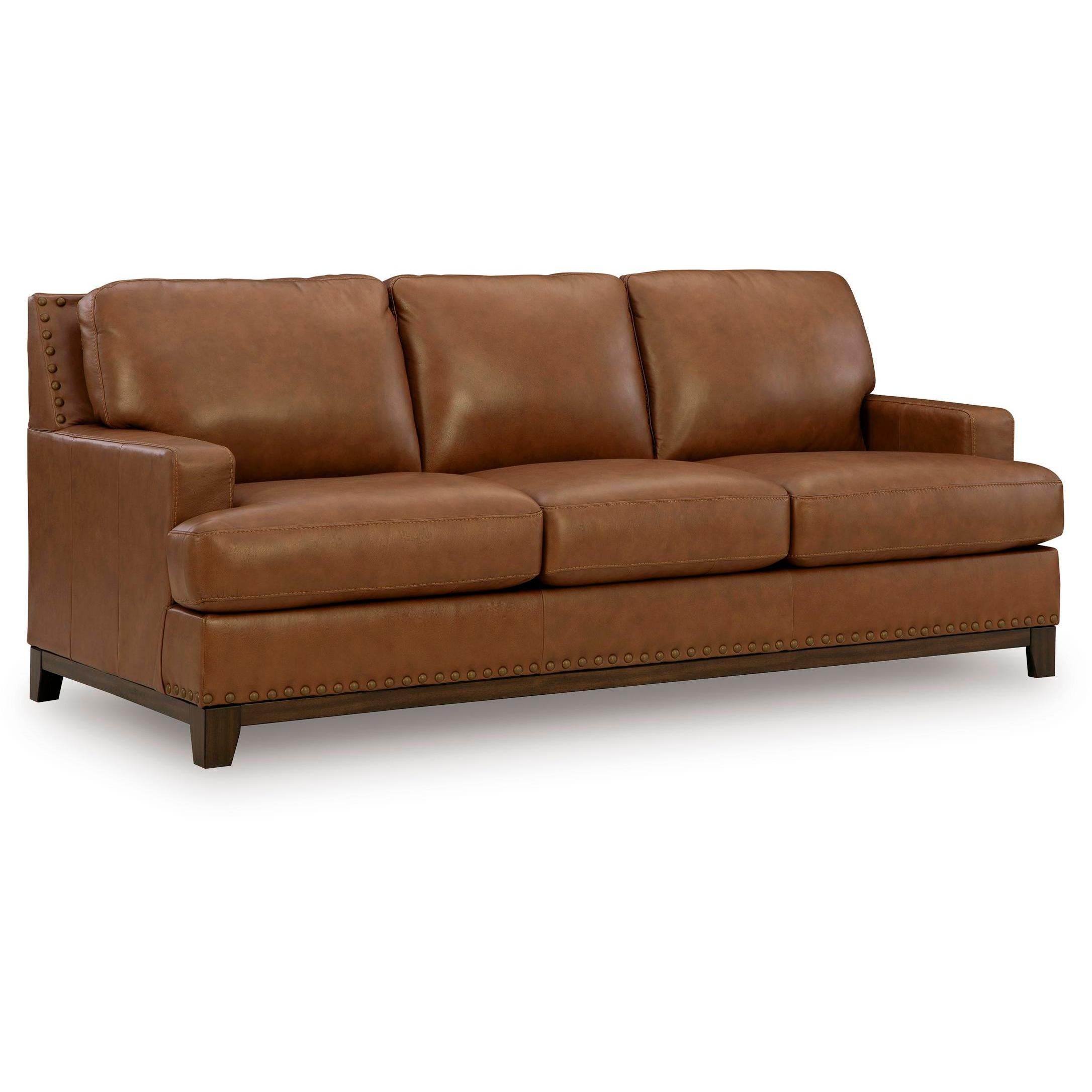 Signature Design by Ashley Saonara Stationary Leather Match Sofa PC7310938 - Image 1