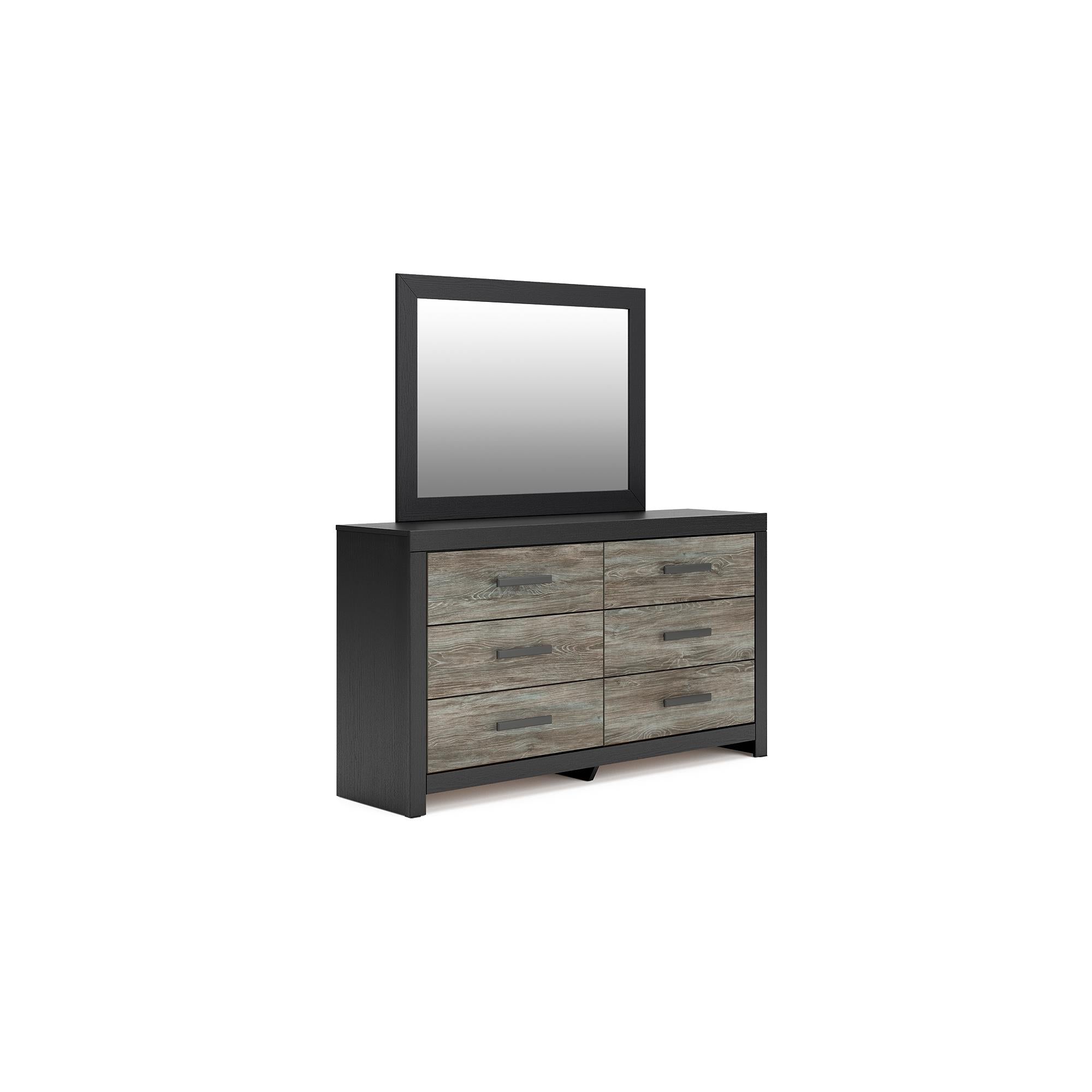 Signature Design by Ashley Broachmyn 6-Drawer Dresser with Mirror PCB1118-31/PCB1118-36 - Image 1
