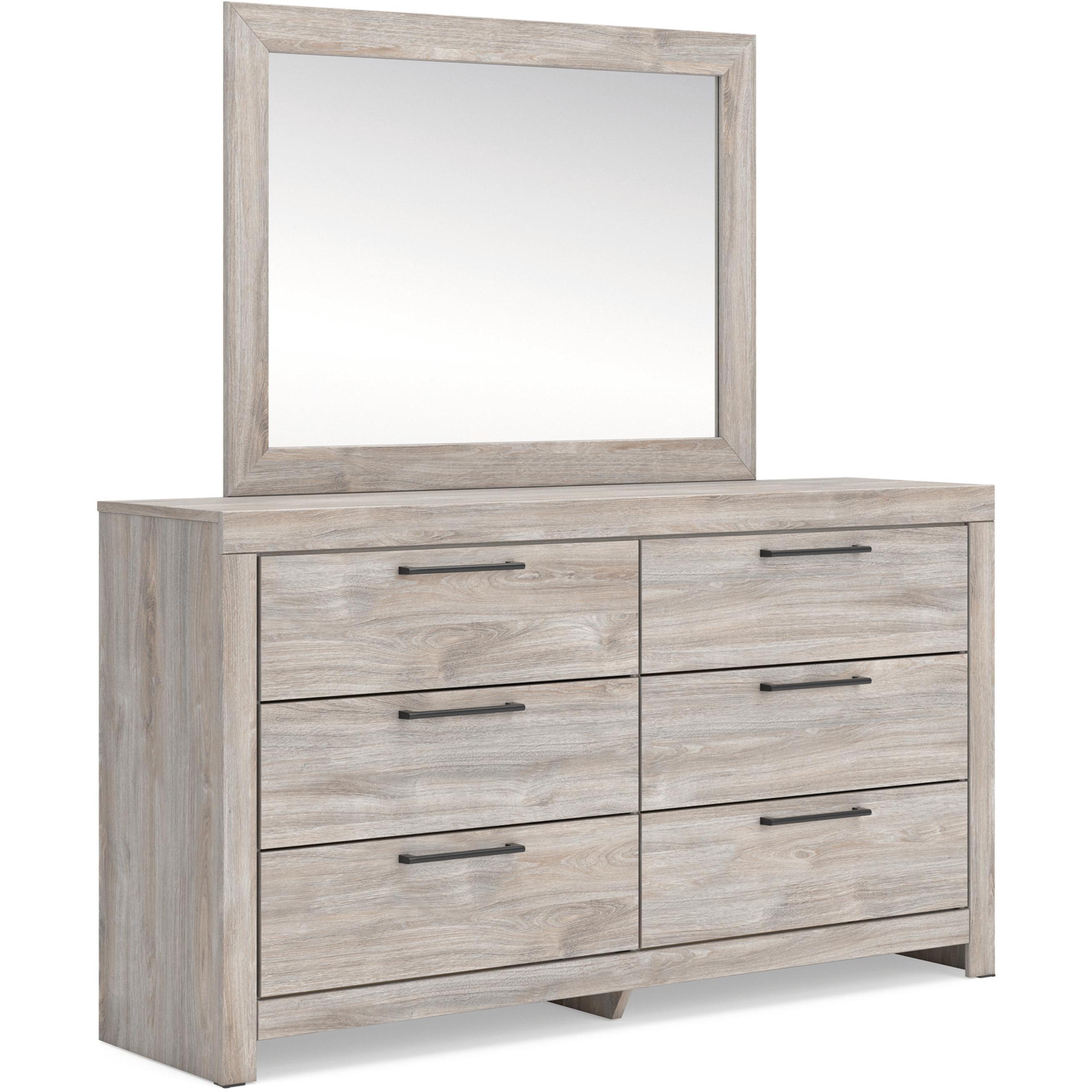 Signature Design by Ashley Broachmyn 6-Drawer Dresser with Mirror PCB1120-31/PCB1120-36 - Image 1