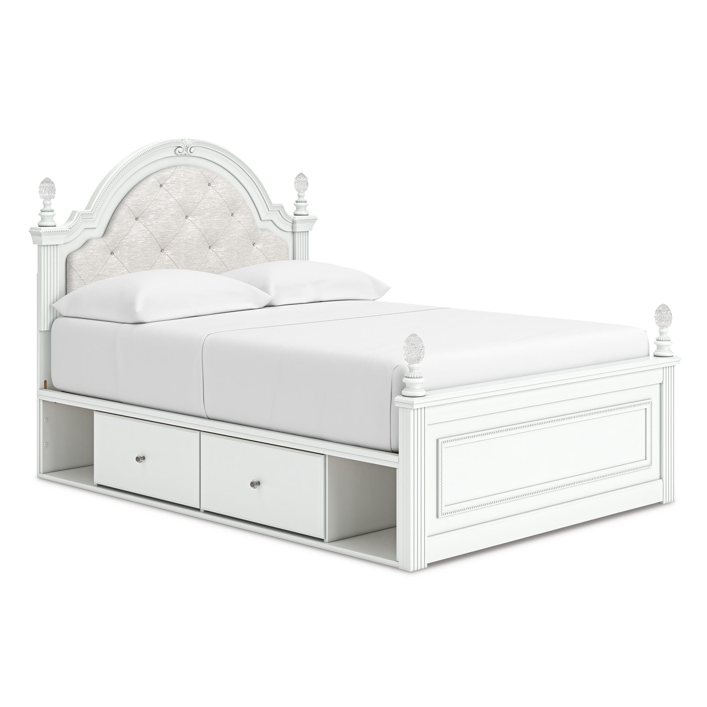 Signature Design by Ashley Kozlani Full Upholstered Panel Bed with Storage PCB1819-187/PCB1819-150/PCB1819-84/B100-12 - Image 1
