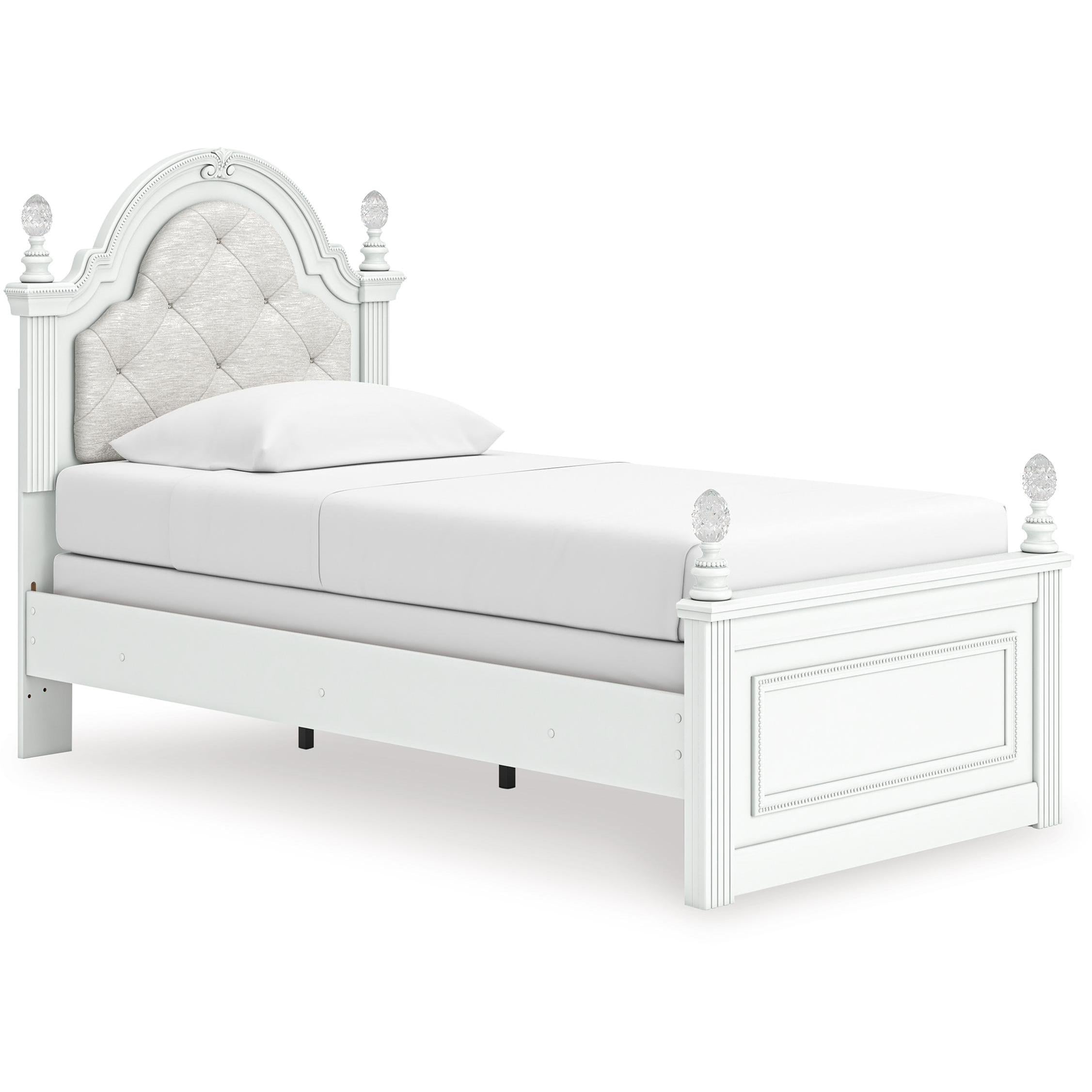 Signature Design by Ashley Kozlani Twin Upholstered Panel Bed PCB1819-153/PCB1819-52/PCB1819-83 - Image 1