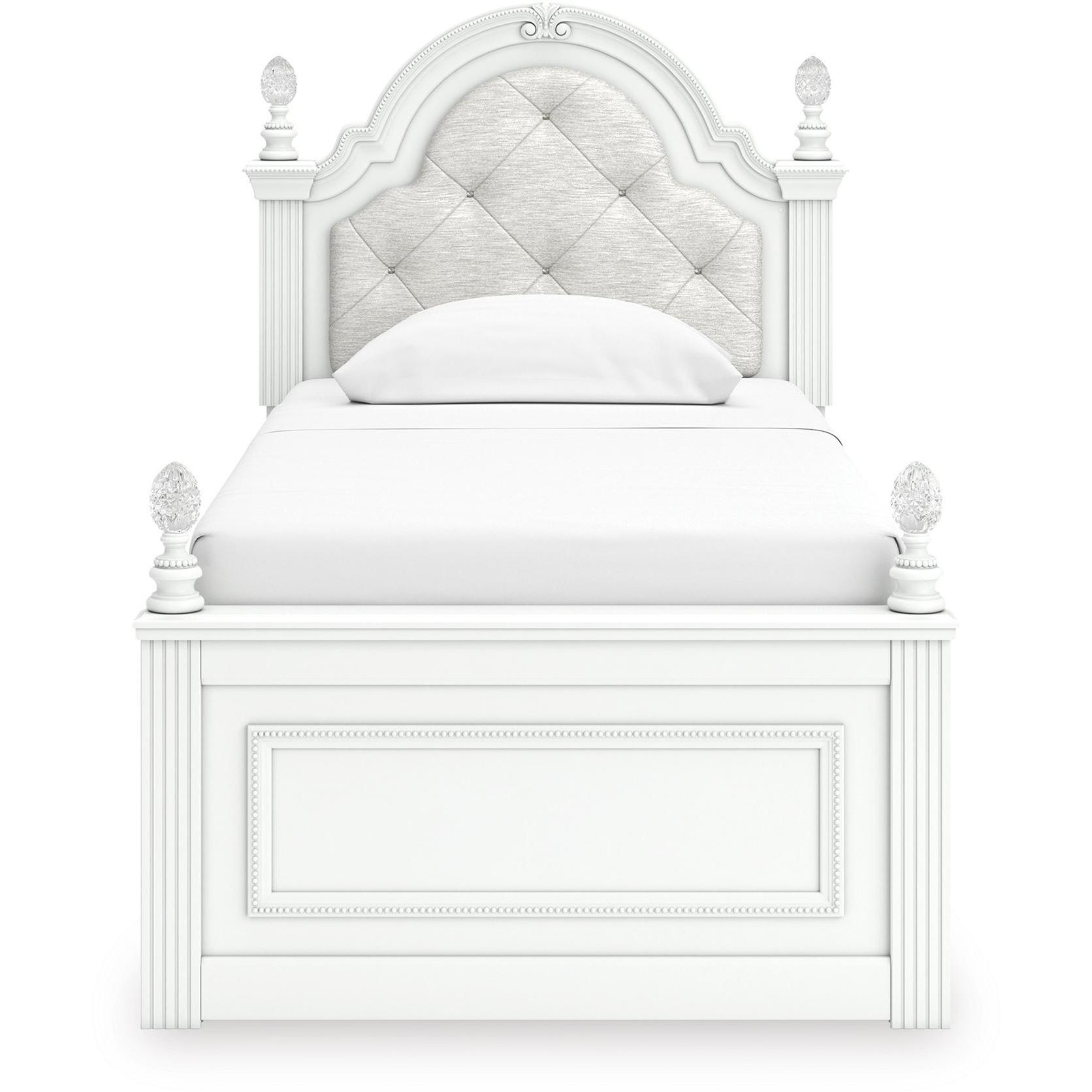 Signature Design by Ashley Kozlani Twin Upholstered Panel Bed PCB1819-153/PCB1819-52/PCB1819-83 - Image 2