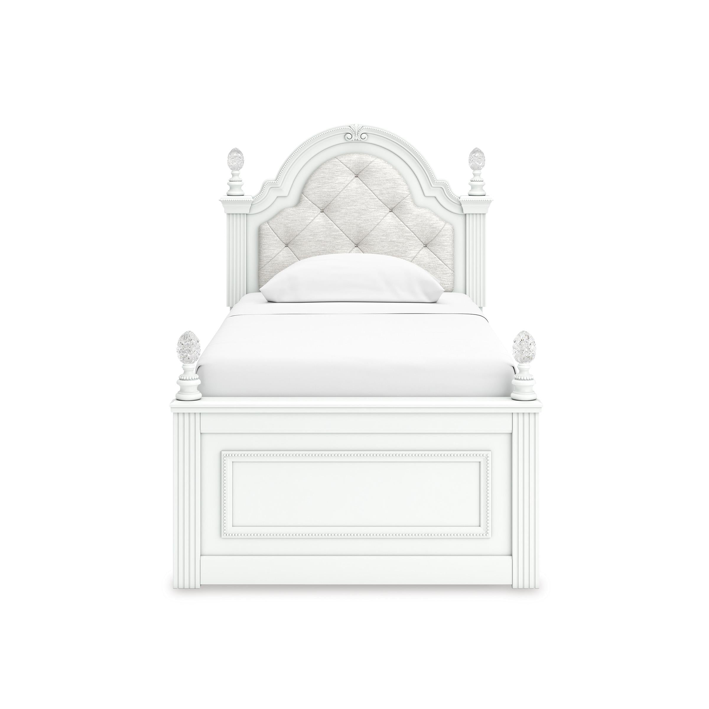 Signature Design by Ashley Kozlani Twin Upholstered Panel Bed with Storage PCB1819-153/PCB1819-52/PCB1819-150/B100-11 - Image 3