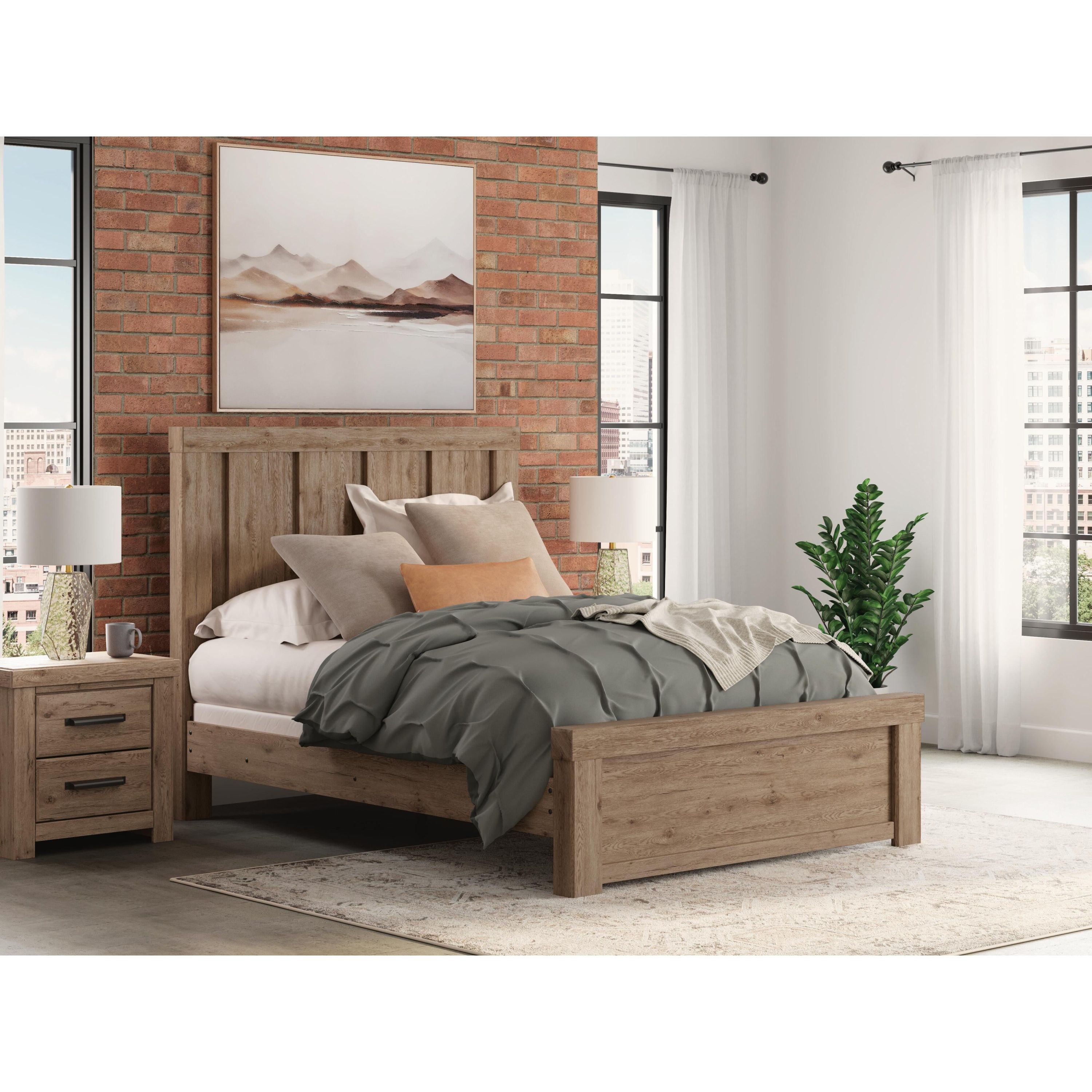 Signature Design by Ashley Oliandon Queen Panel Bed PCB2844-54/PCB2844-57/PCB2844-96 - Image 2