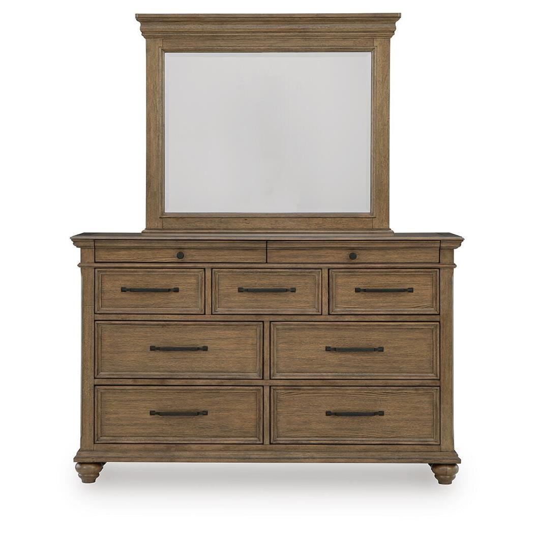 Signature Design by Ashley Karallin 10-Drawer Dresser with Mirror PCB782-31/PCB782-36 - Image 3