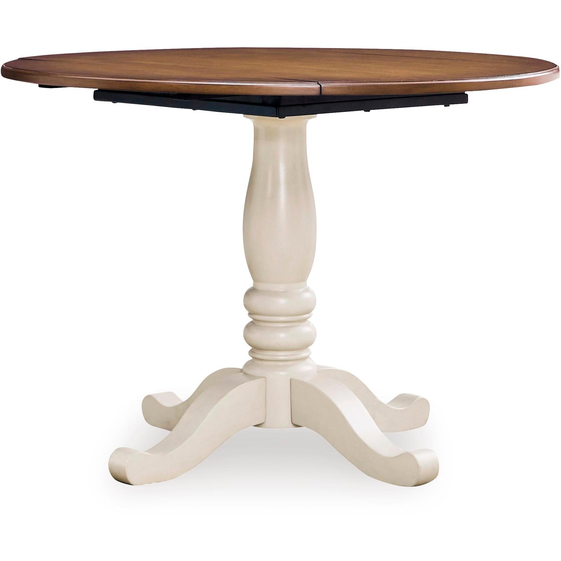 Signature Design by Ashley Round Wirloni Dining Table with Pedestal Base PCD616-15 - Image 1