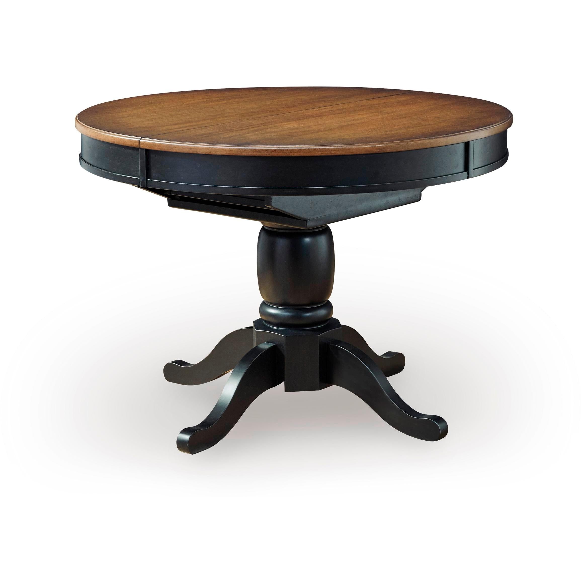 Signature Design by Ashley Oval Clorazi Dining Table with Pedestal Base PCD619-48 - Image 2