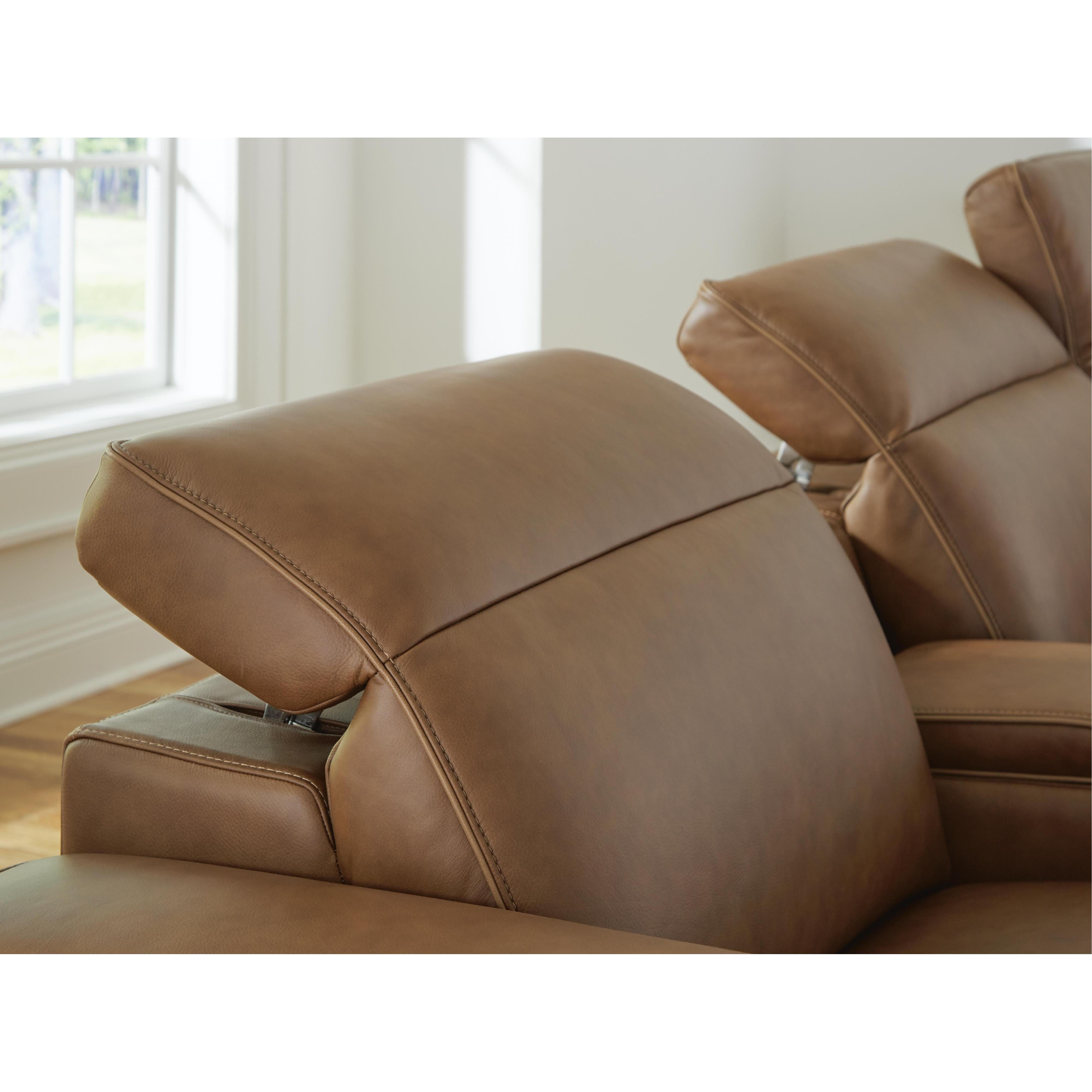 Signature Design by Ashley Magic Man Power Reclining Leather Match 4 pc Sectional PCU1070046A/PCU1070058/PCU1070062/PCU1070077 - Image 2