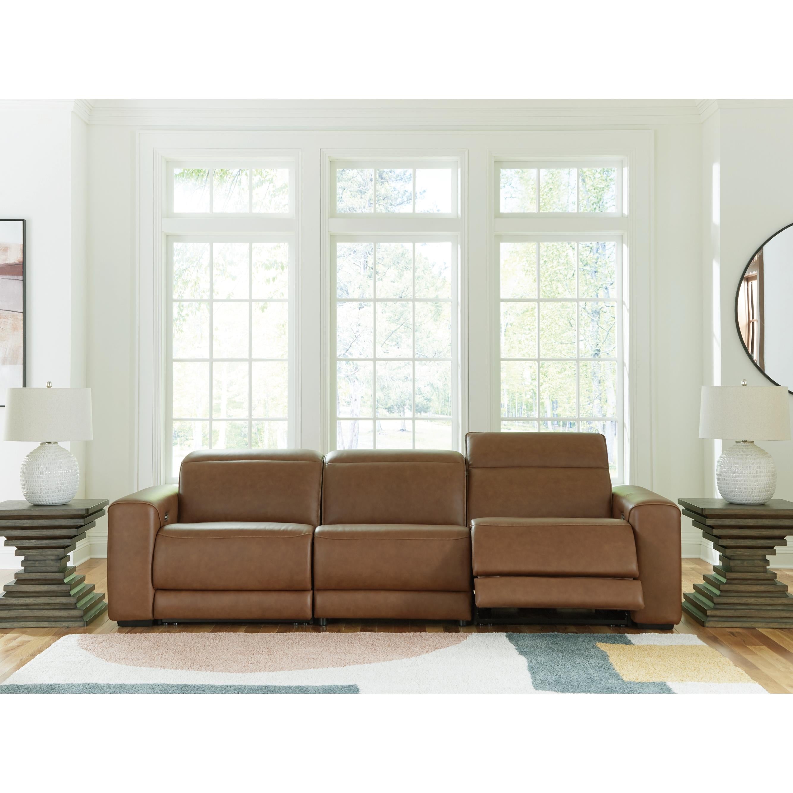 Signature Design by Ashley Magic Man Power Reclining Leather Match Sofa PCU1070046A/PCU1070058/PCU1070062 - Image 2