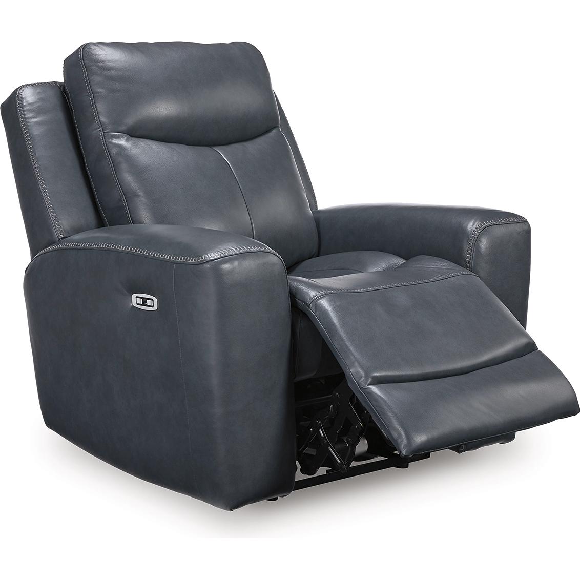 Signature Design by Ashley Next Move Power Leather Match Recliner PCU1210013 - Image 2