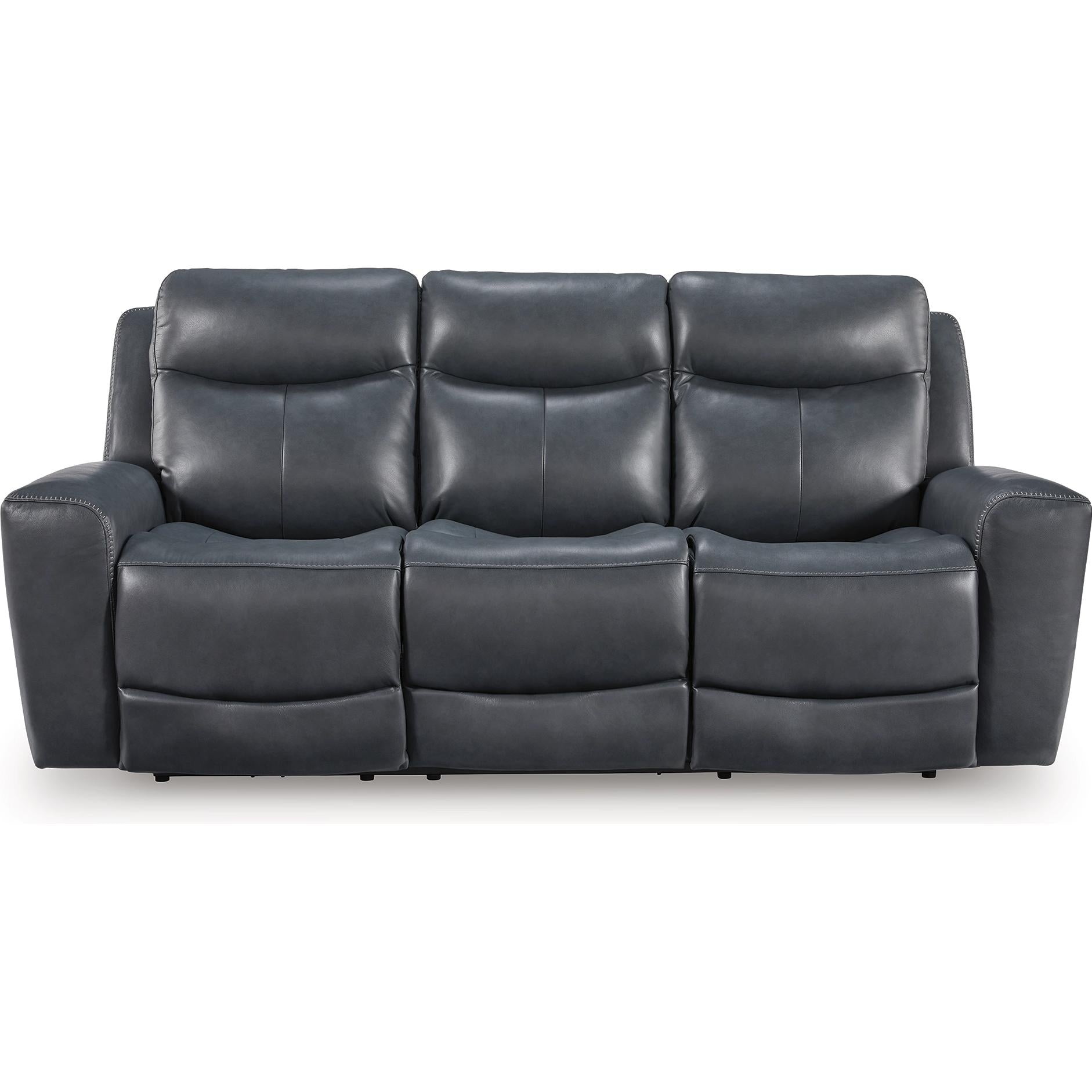 Signature Design by Ashley Next Move Power Reclining Leather Match Sofa PCU1210015 - Image 3