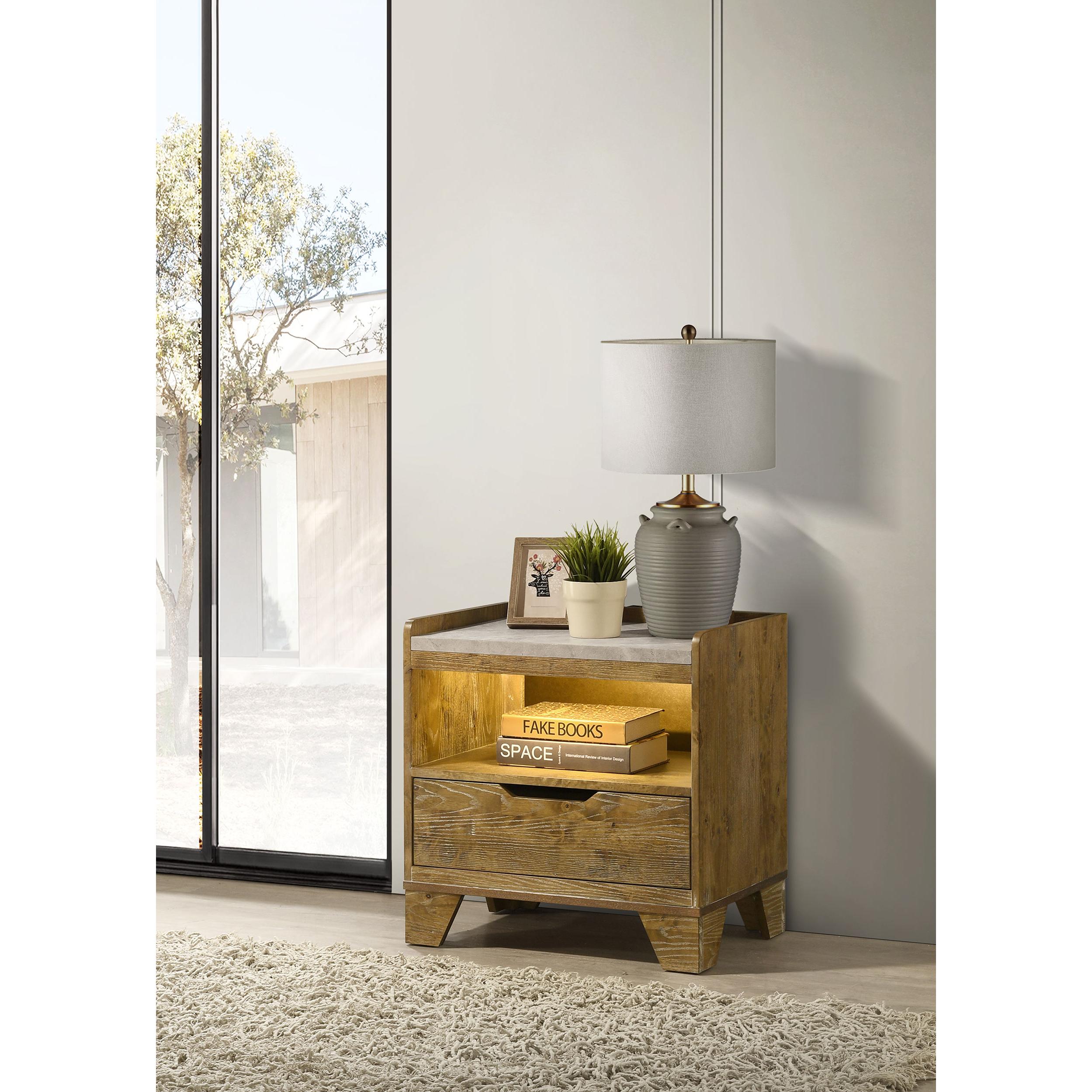 Coaster Furniture Henderson 1-Drawer Nightstand 222972 - Image 2